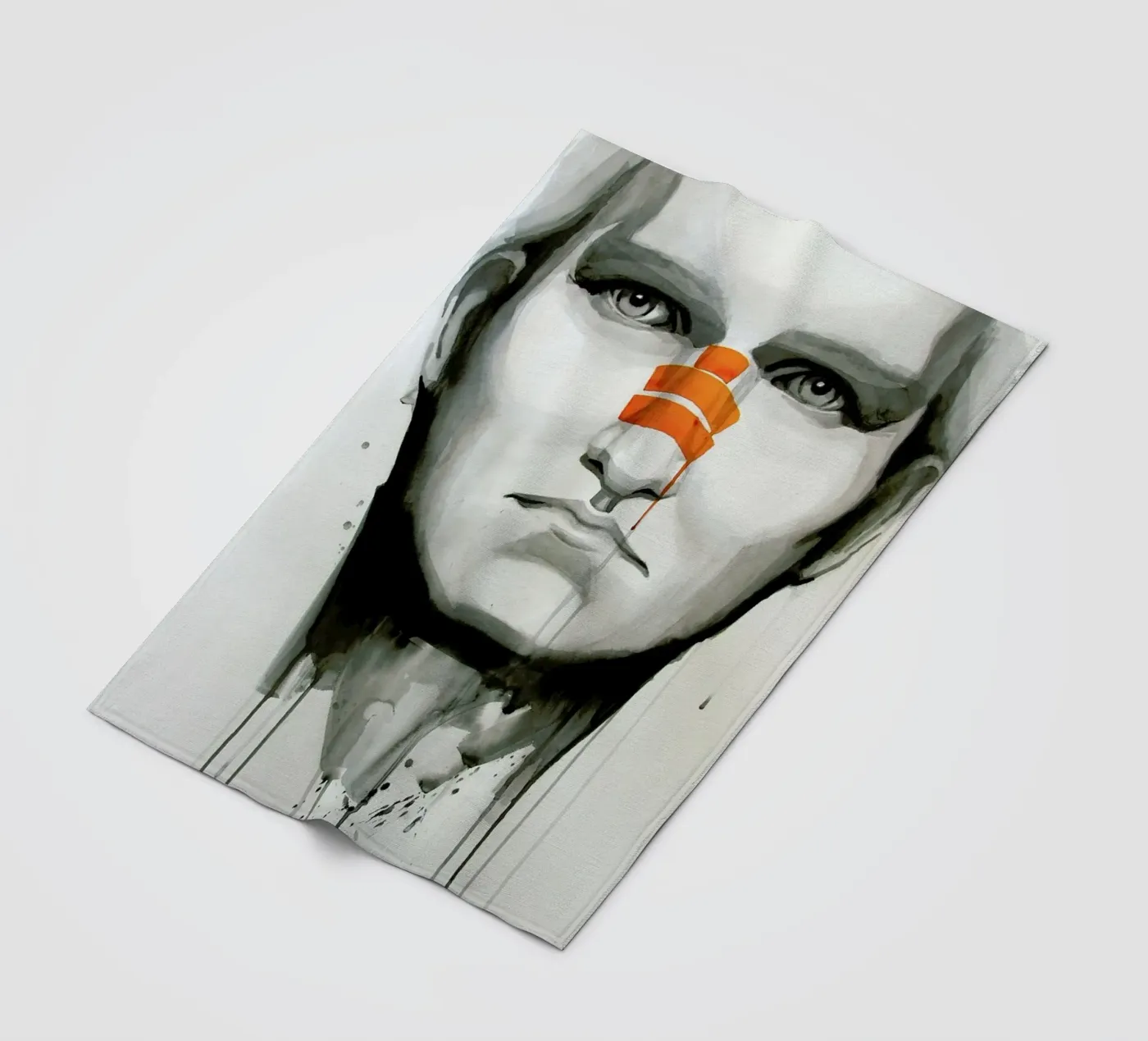 Determination fleece blanket by Rebekka