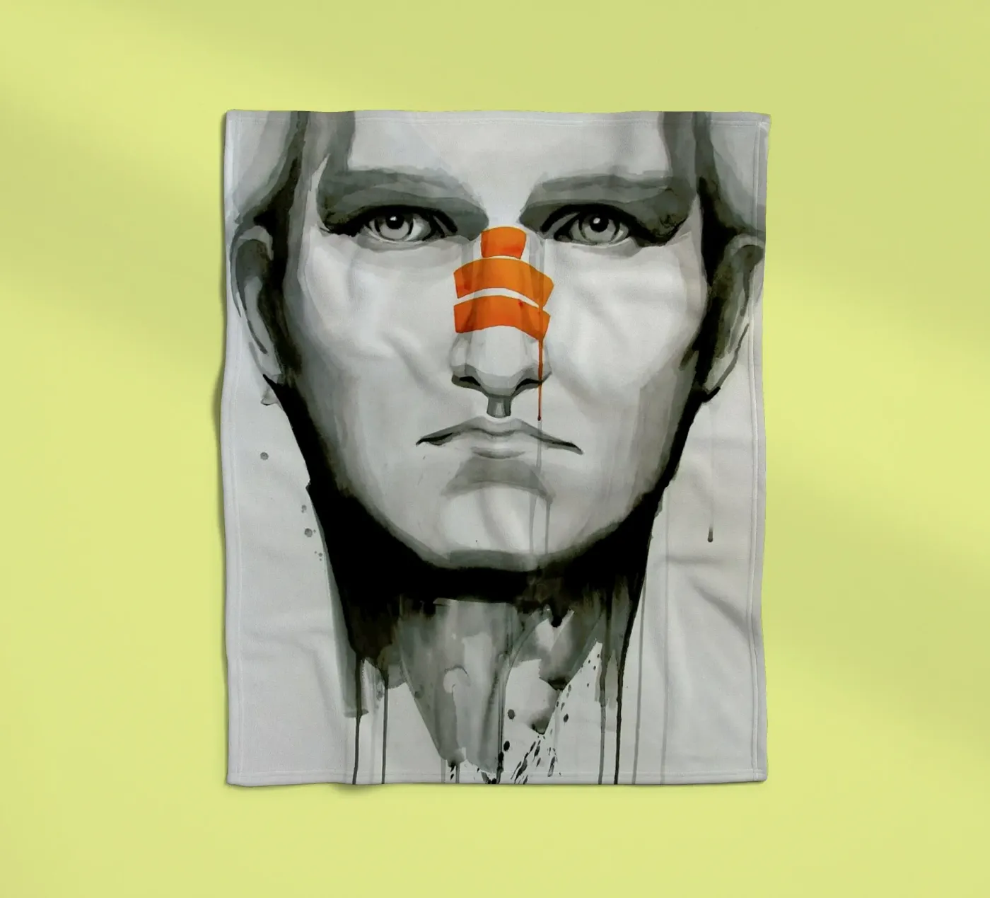 Determination fleece blanket by Rebekka