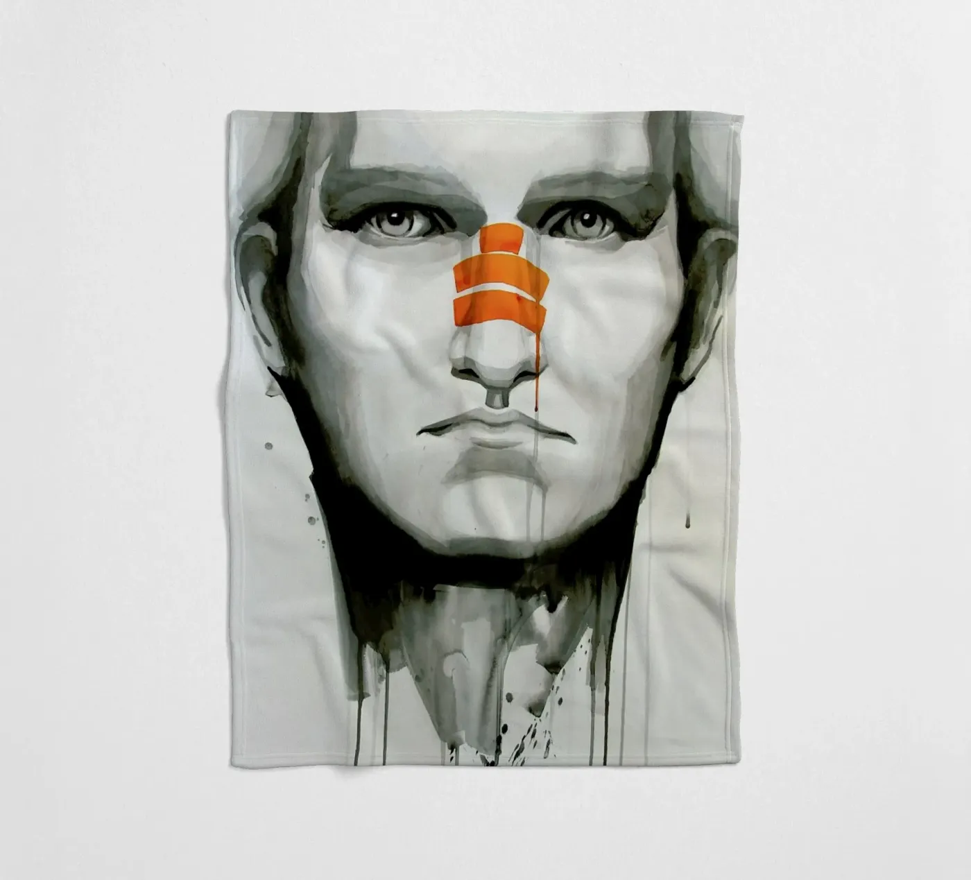 Determination fleece blanket by Rebekka