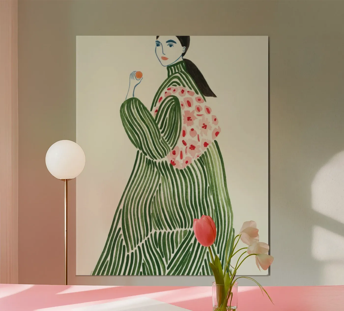 Cappotto verde poster da ARTMAIACREATION
