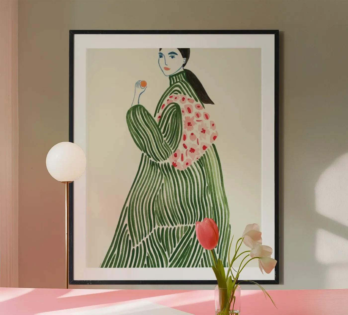 Cappotto verde poster da ARTMAIACREATION