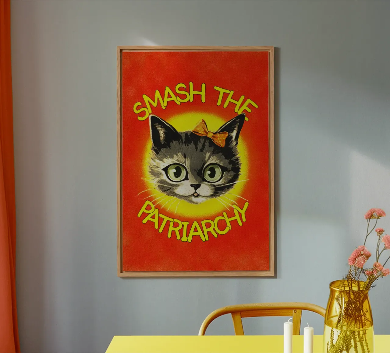 Smash The Patriarchy alluminio dibond da Jonas Loose