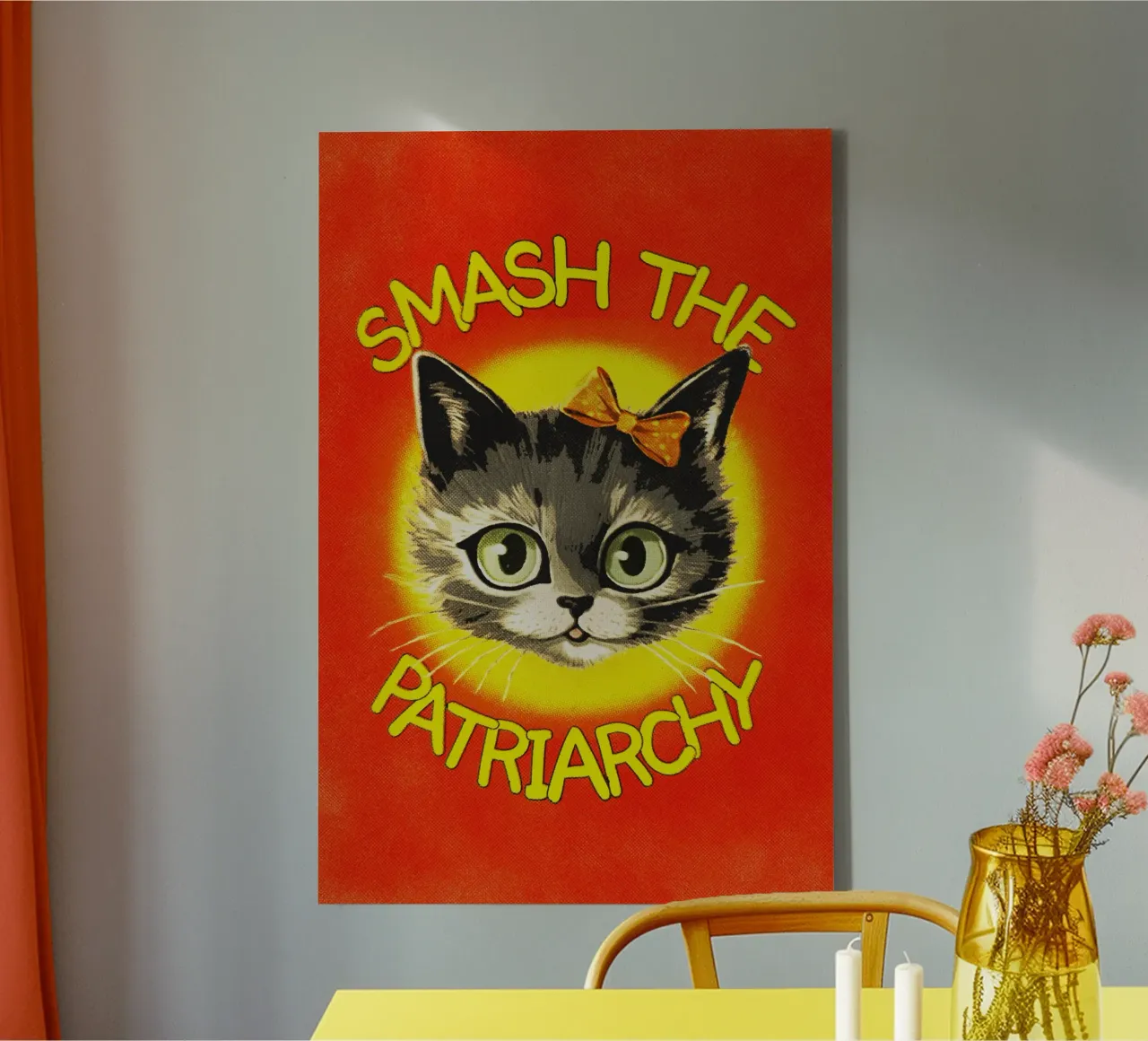 Smash The Patriarchy tela con Cornice a cassetta da Jonas Loose