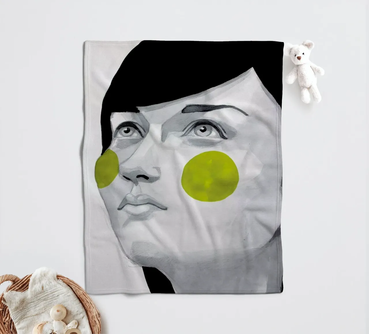 Hope fleecedeken van Rebekka