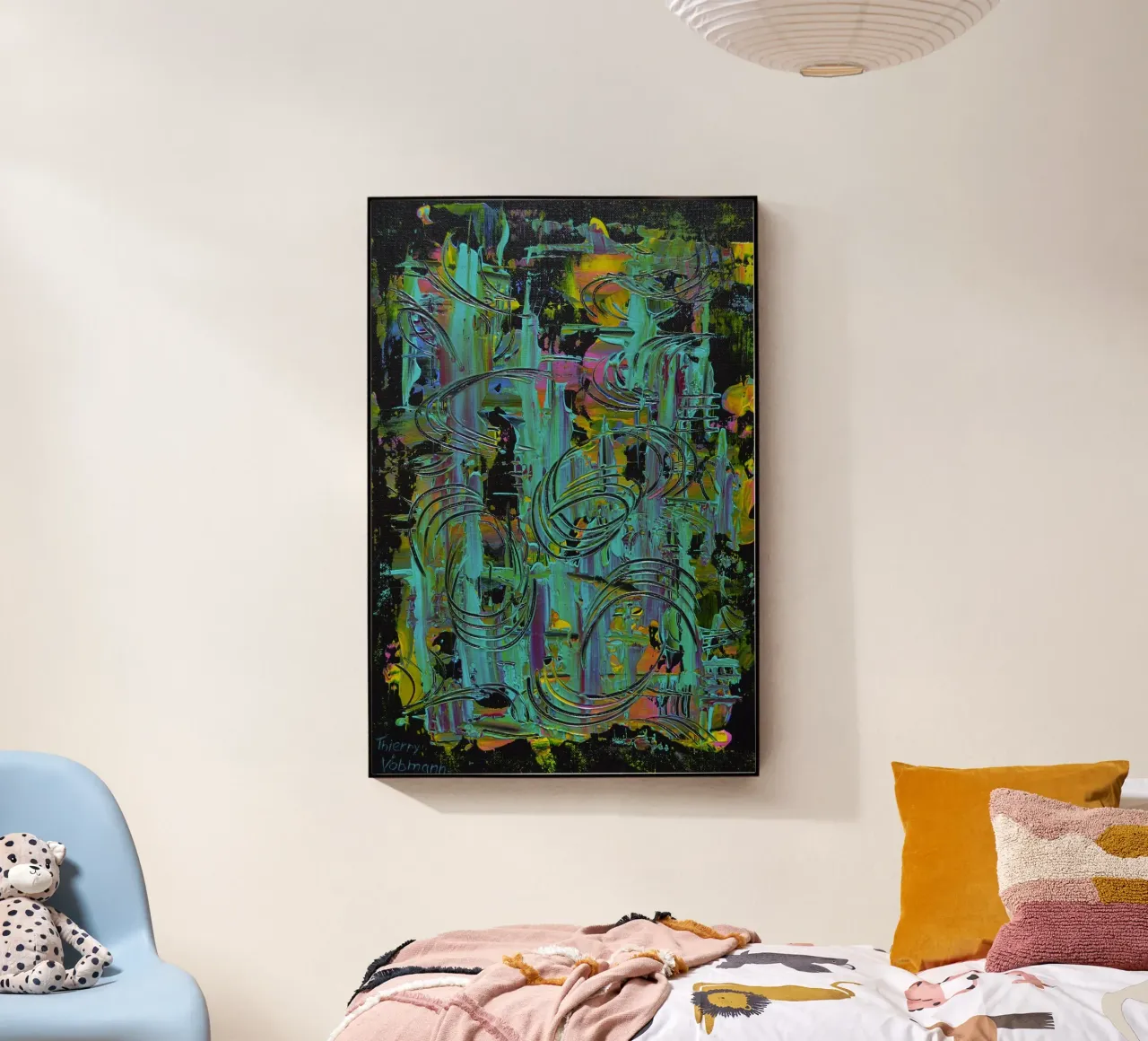 IDEAL GIFT 15 plexiglass da Thierry Vobmann Abstract painting