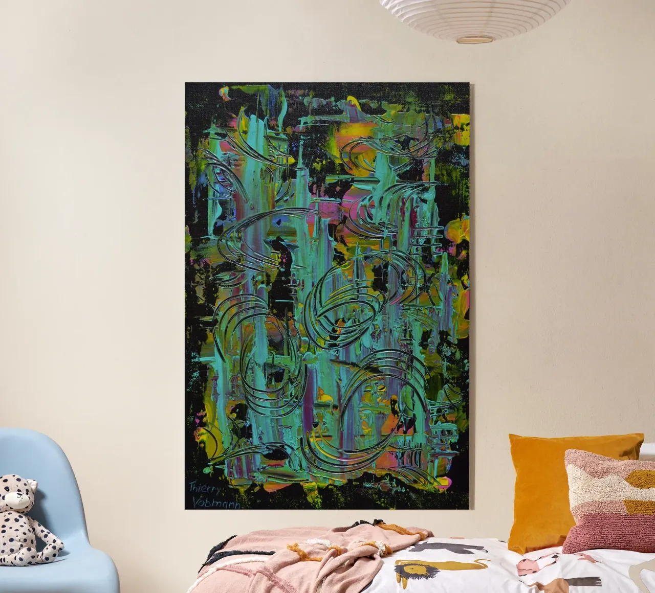 IDEAL GIFT 15 plexiglass da Thierry Vobmann Abstract painting