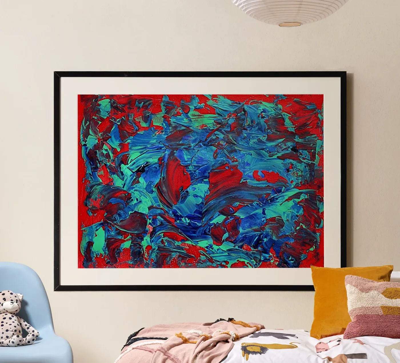 IDEAL GIFT 18 poster da Thierry Vobmann Abstract painting