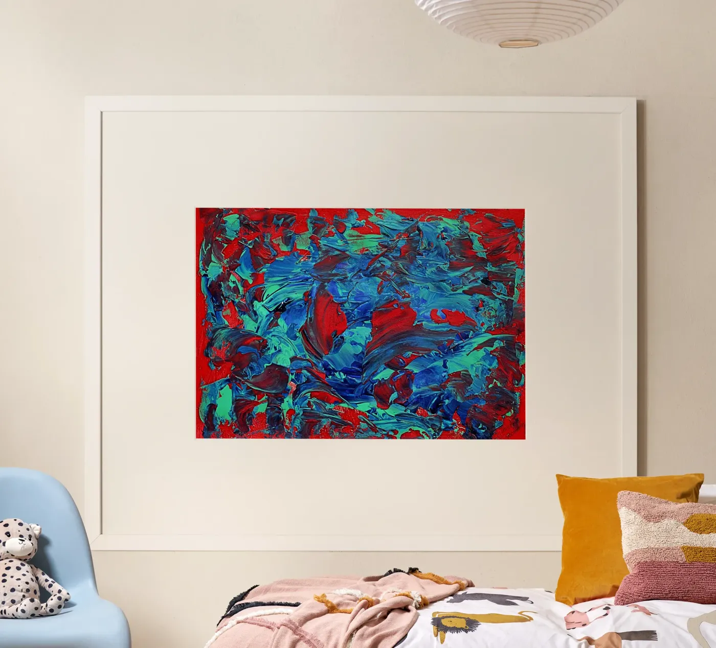 IDEAL GIFT 18 poster da Thierry Vobmann Abstract painting