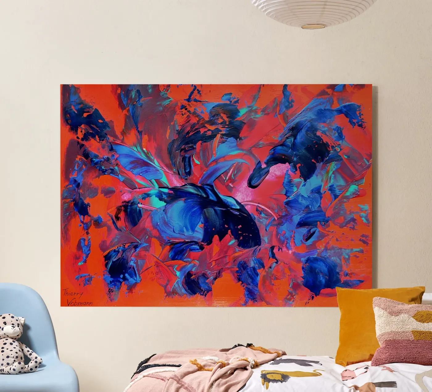 IDEAL GIFT 19 plexiglass da Thierry Vobmann Abstract painting