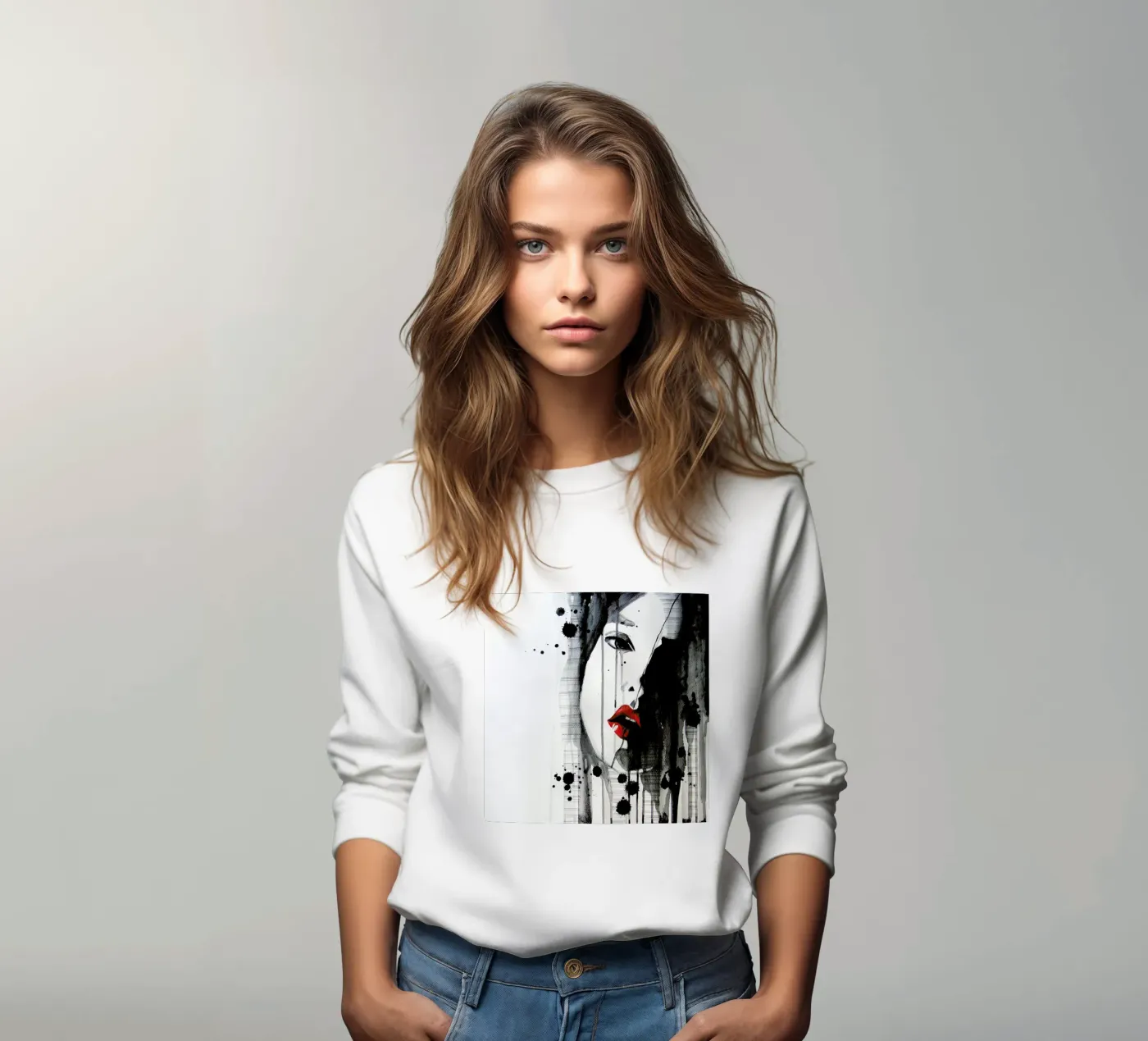 Doubt sweatshirt by Rebekka