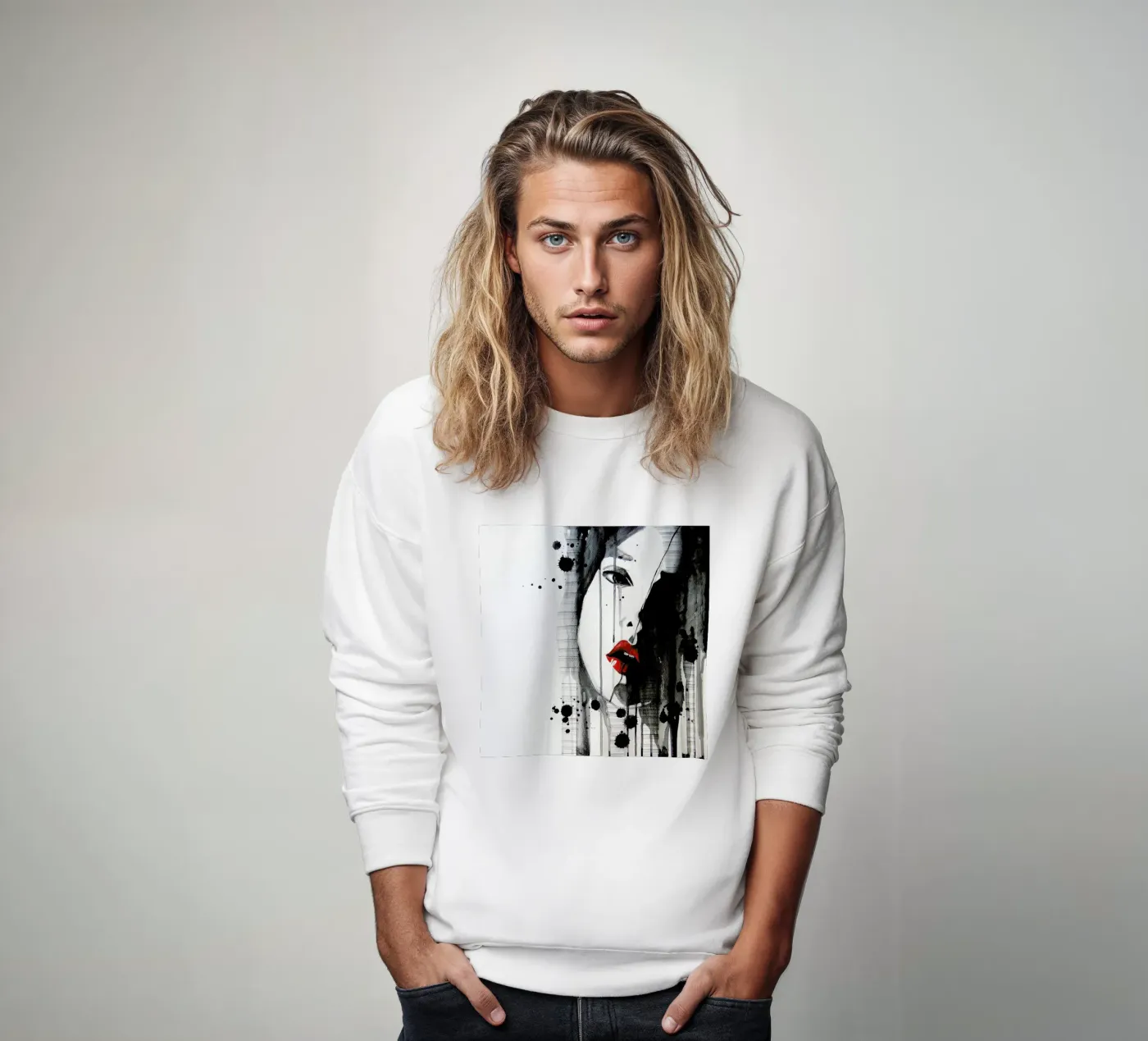 Doubt sweatshirt by Rebekka