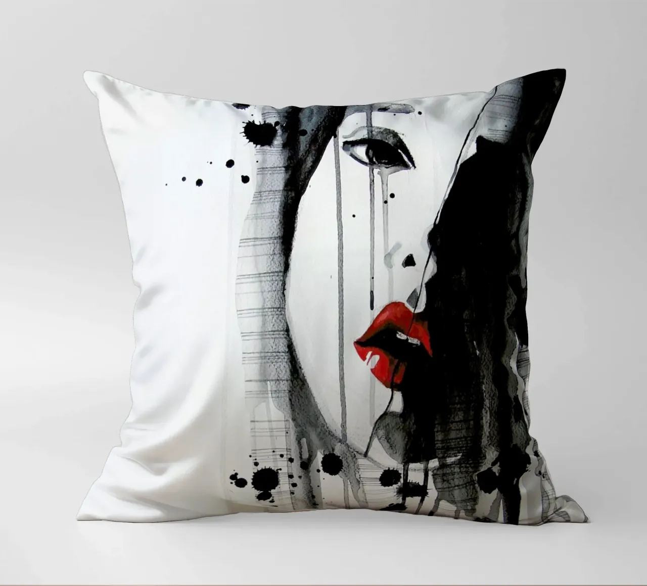 Doubt decorative cushion by Rebekka