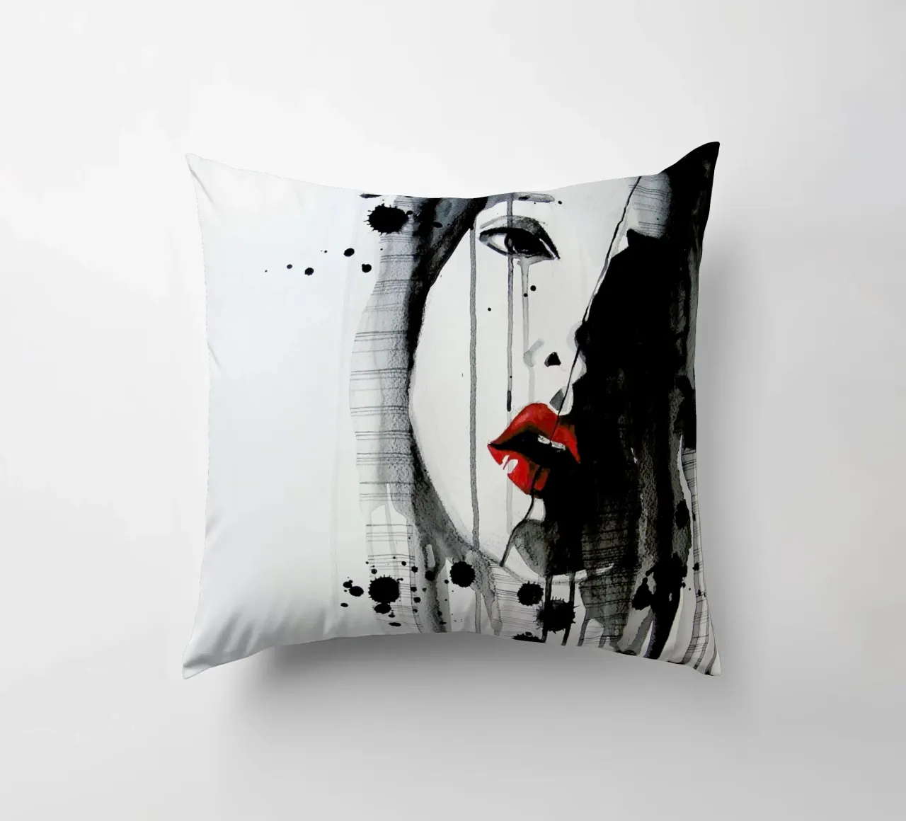 Doubt decorative cushion by Rebekka