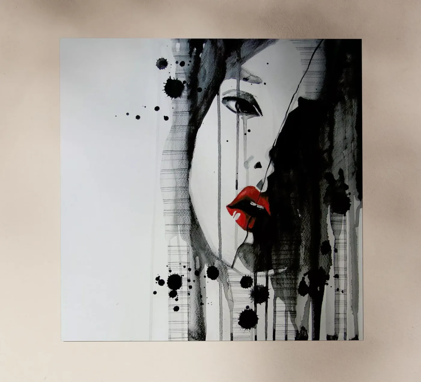 Doubt backlit folie van Rebekka