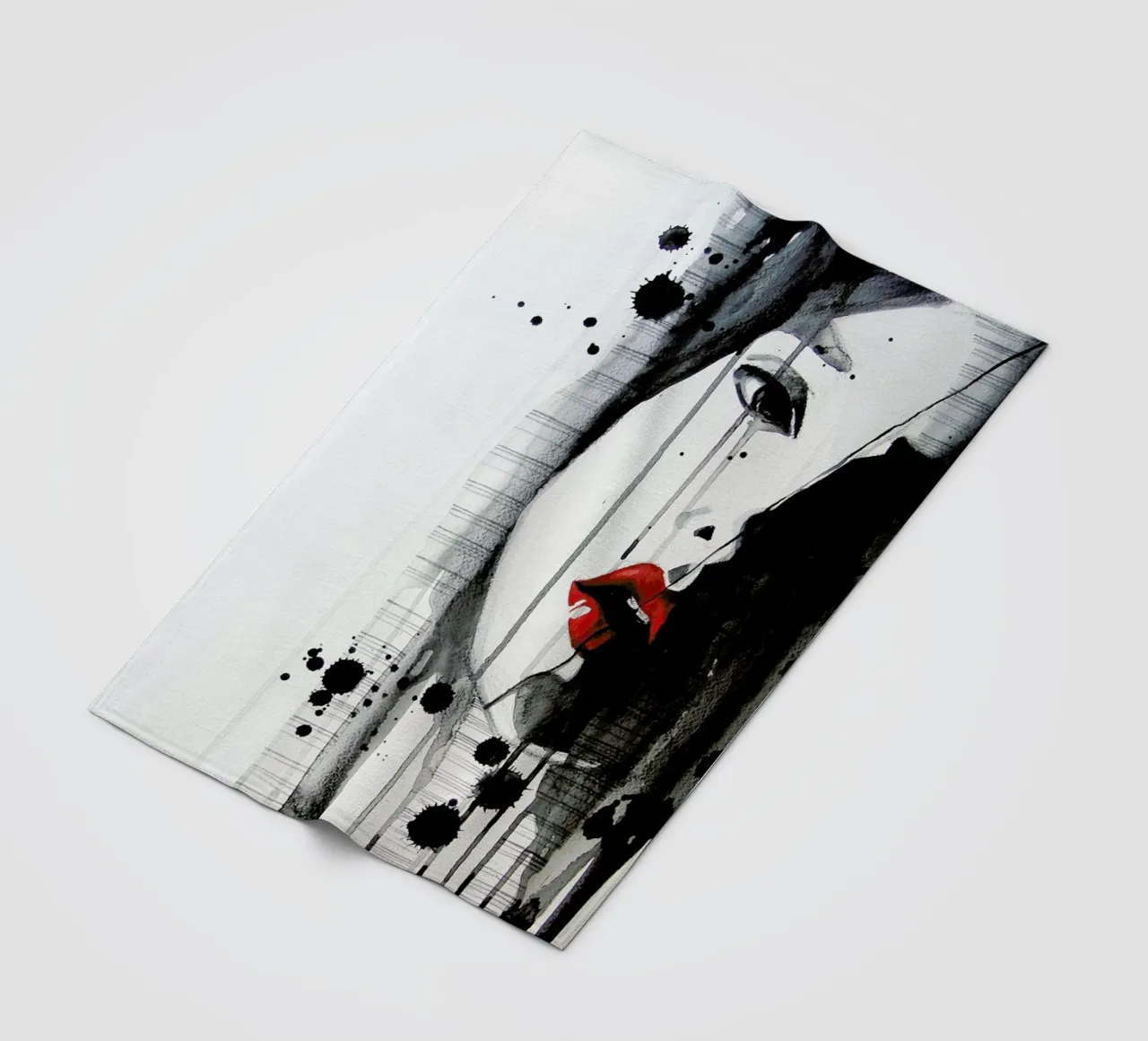Doubt fleece blanket by Rebekka