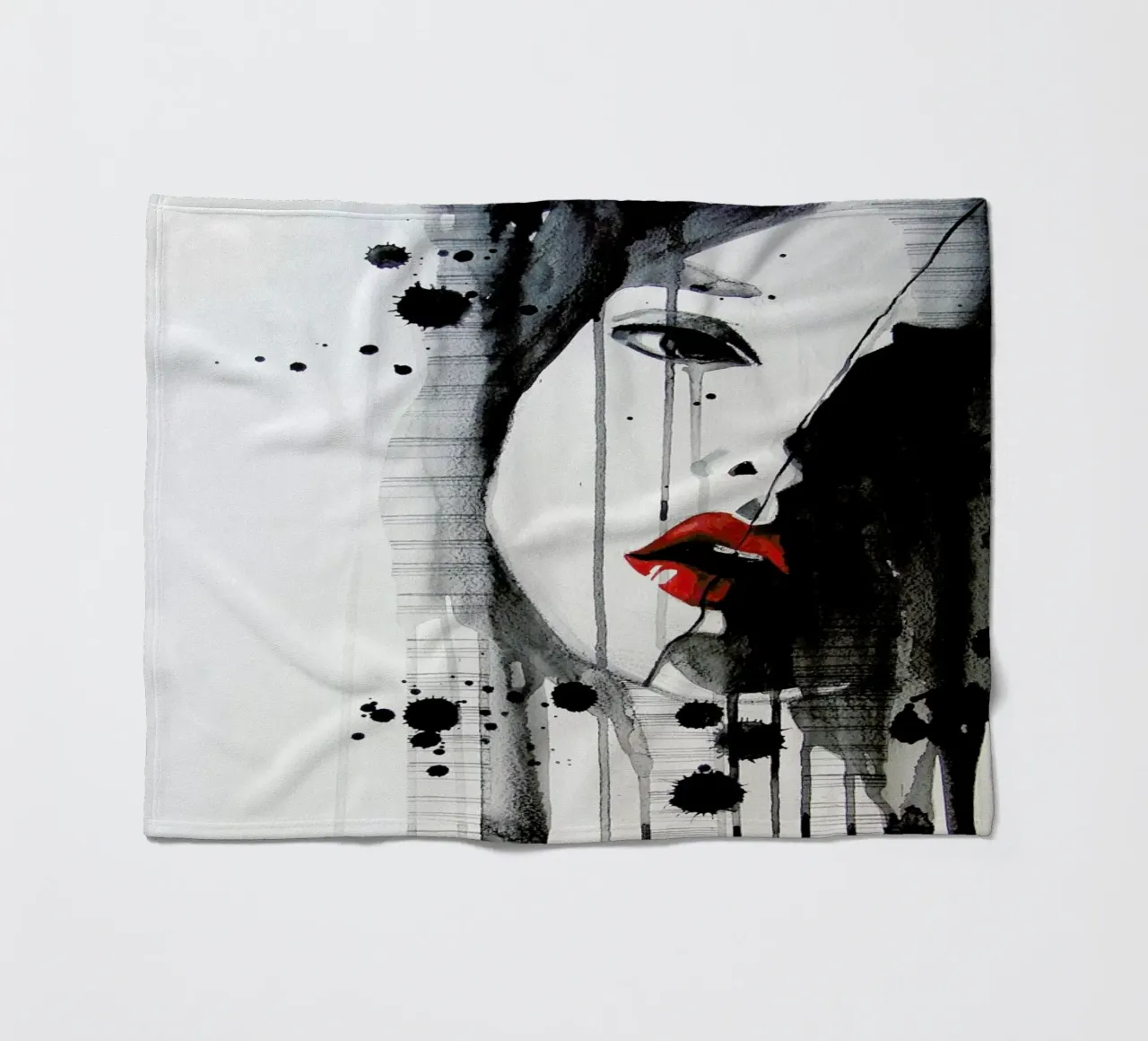 Doubt fleece blanket by Rebekka