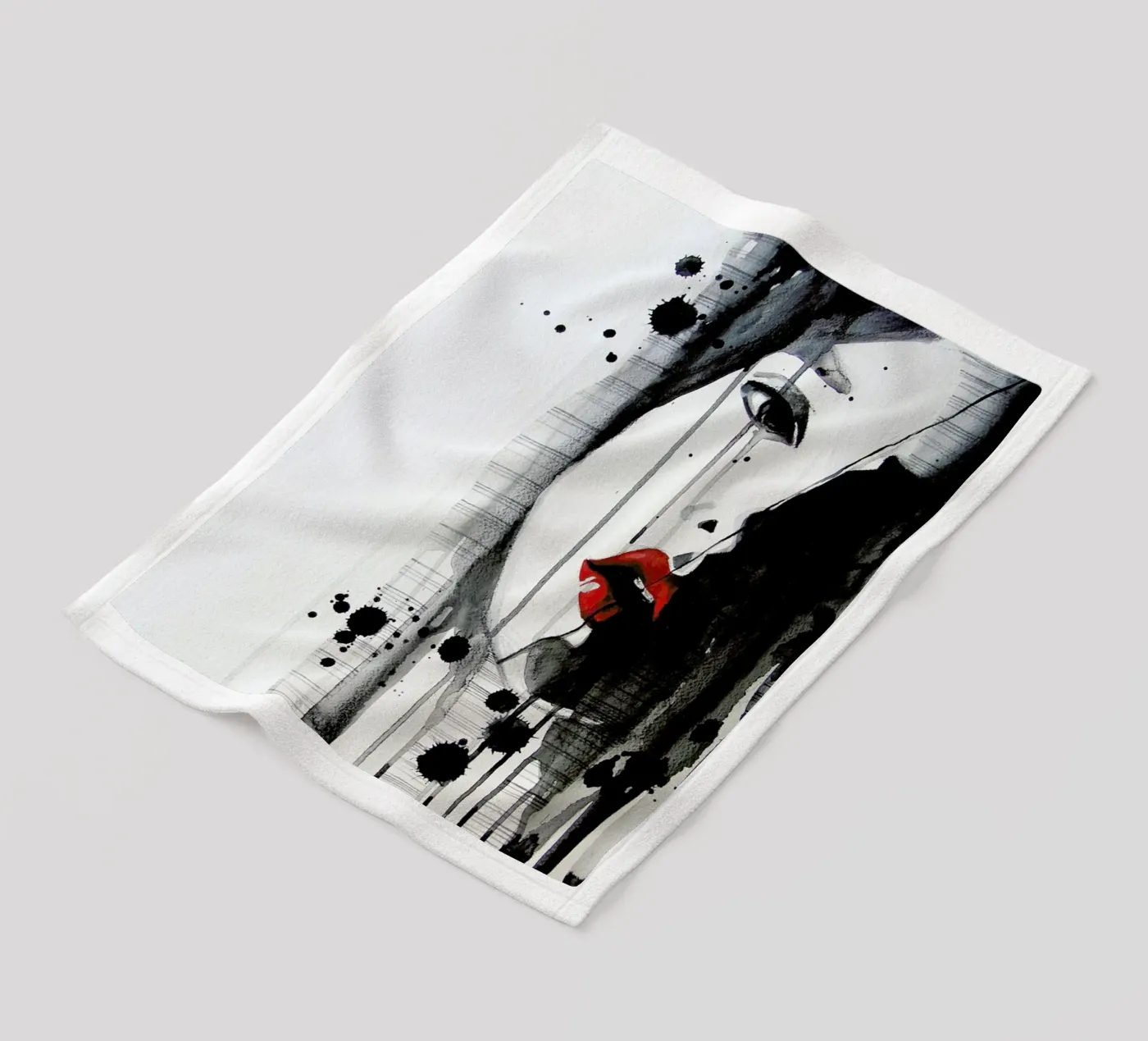 Doubt fleecedeken van Rebekka