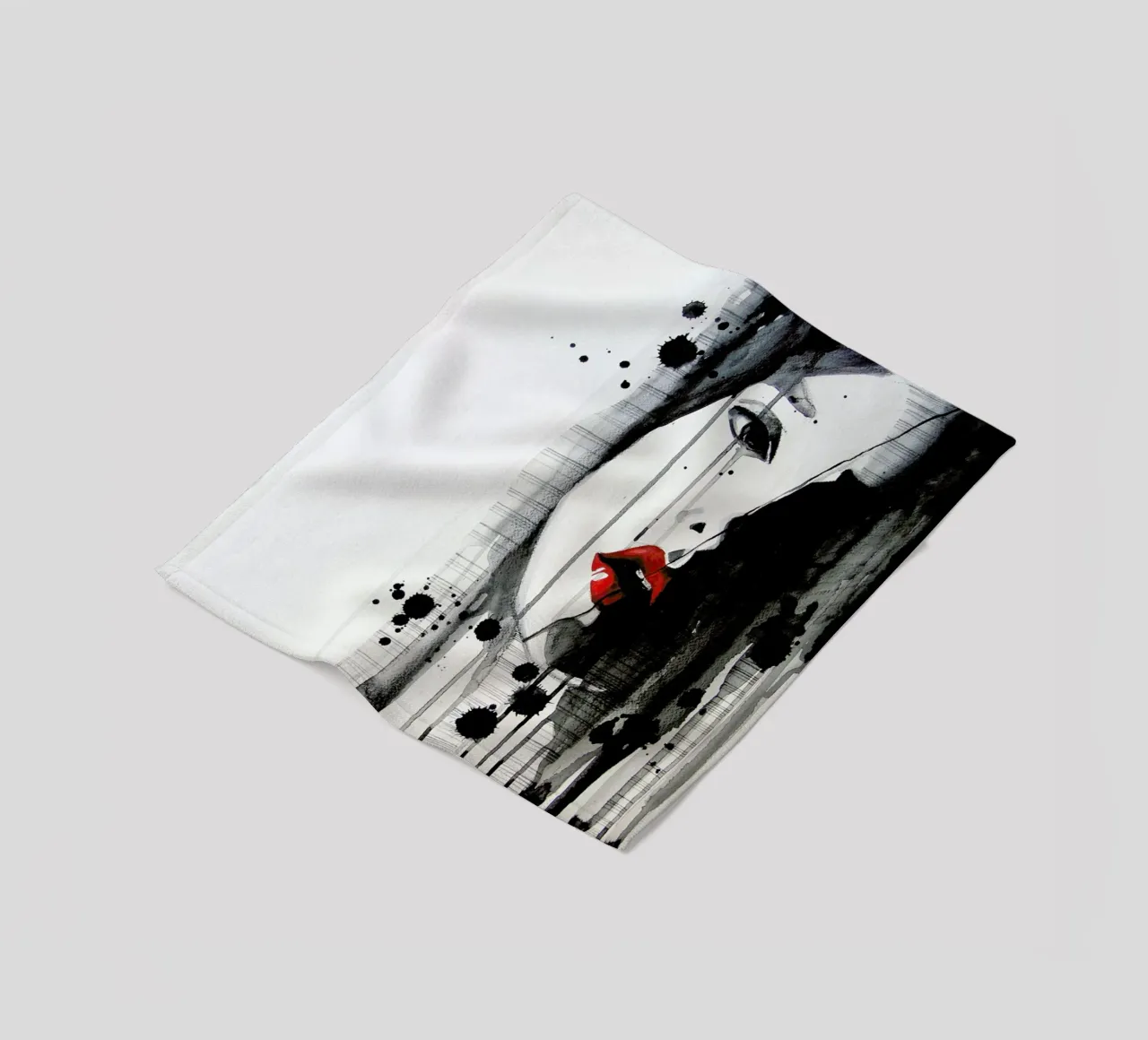 Doubt fleece blanket by Rebekka