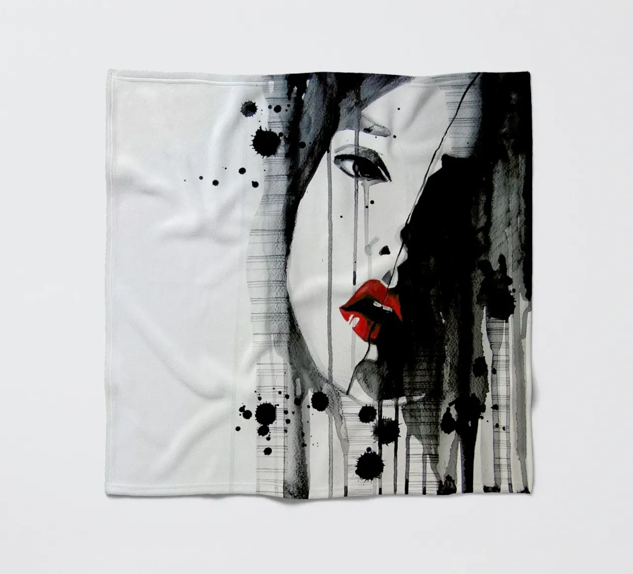 Doubt fleece blanket by Rebekka