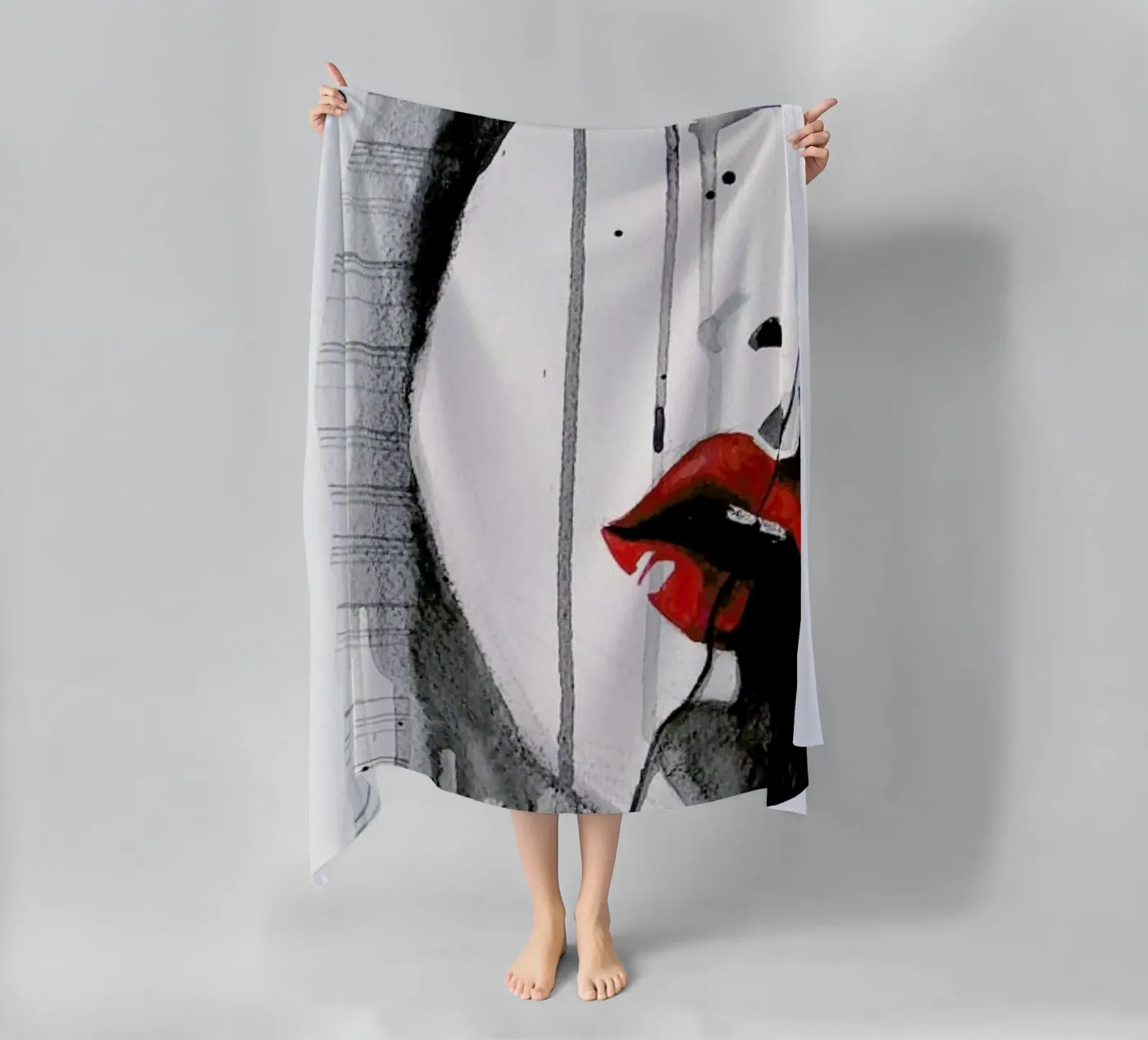 Doubt Strandtuch von Rebekka