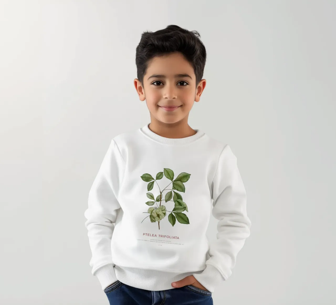 Luppolo comune o Ptelea Trifoliata felpa bambino da Vintagrafica