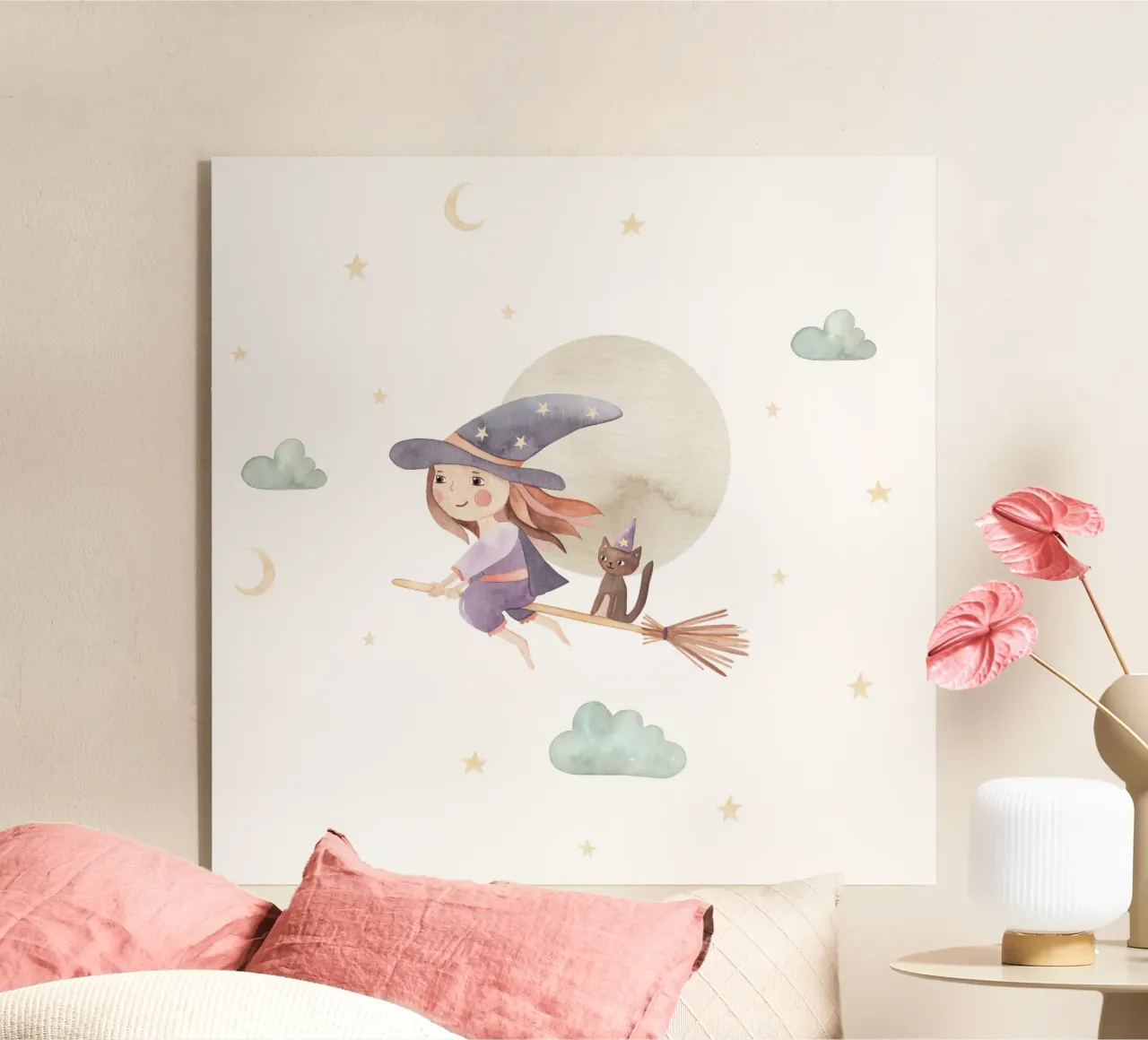 Kleine Hexe Acryl-Glas von Sabrina Ziegenhorn