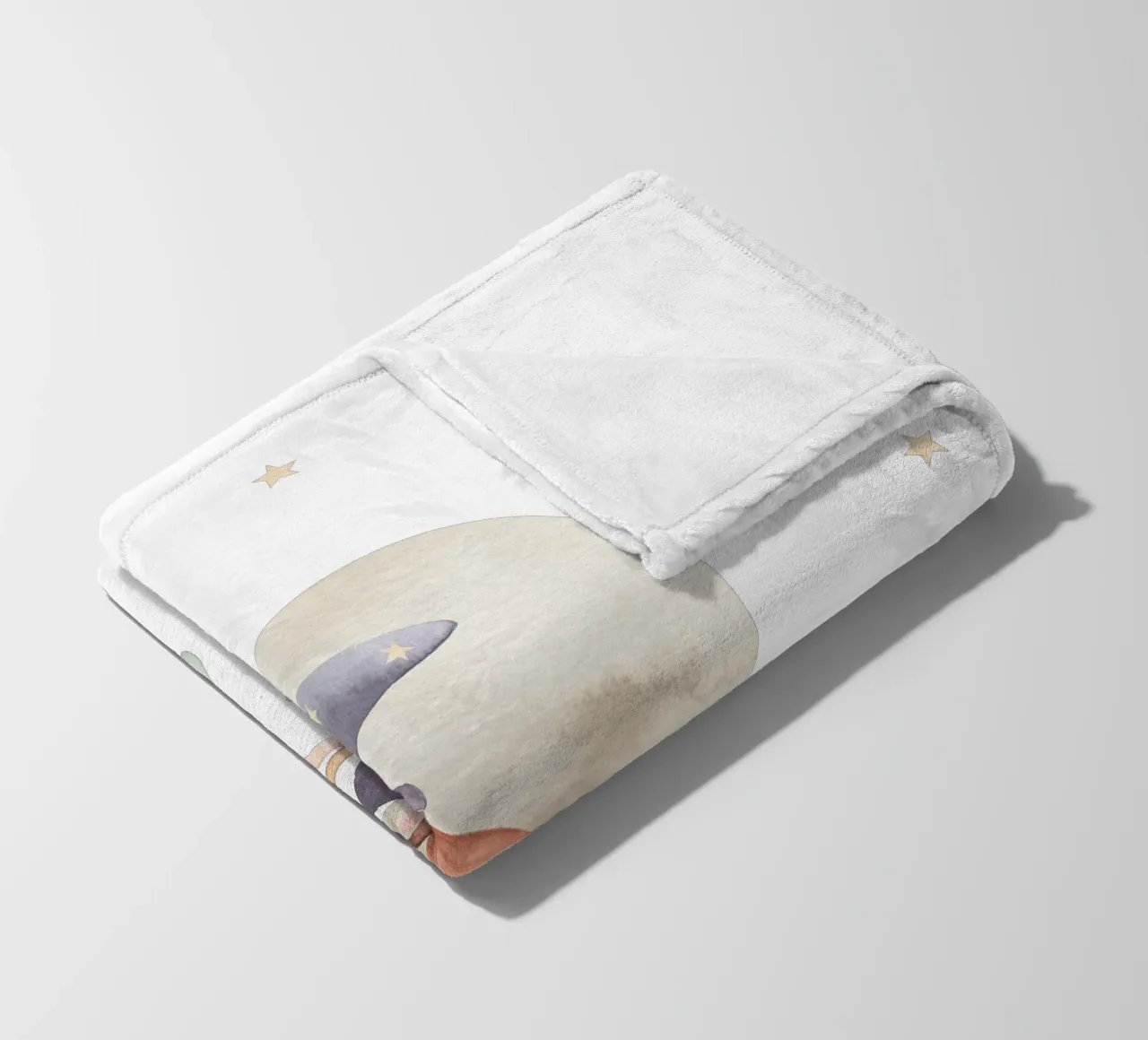 Little witch fleece blanket by Sabrina Ziegenhorn
