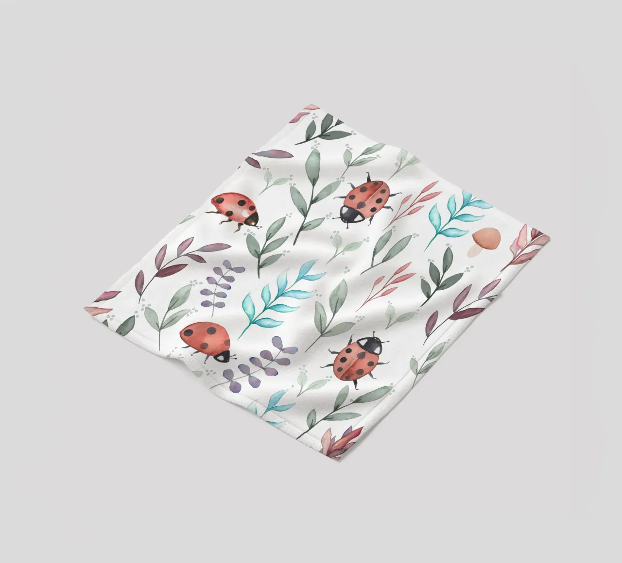 Marienkäfer Fleecedecke von Sabrina Ziegenhorn