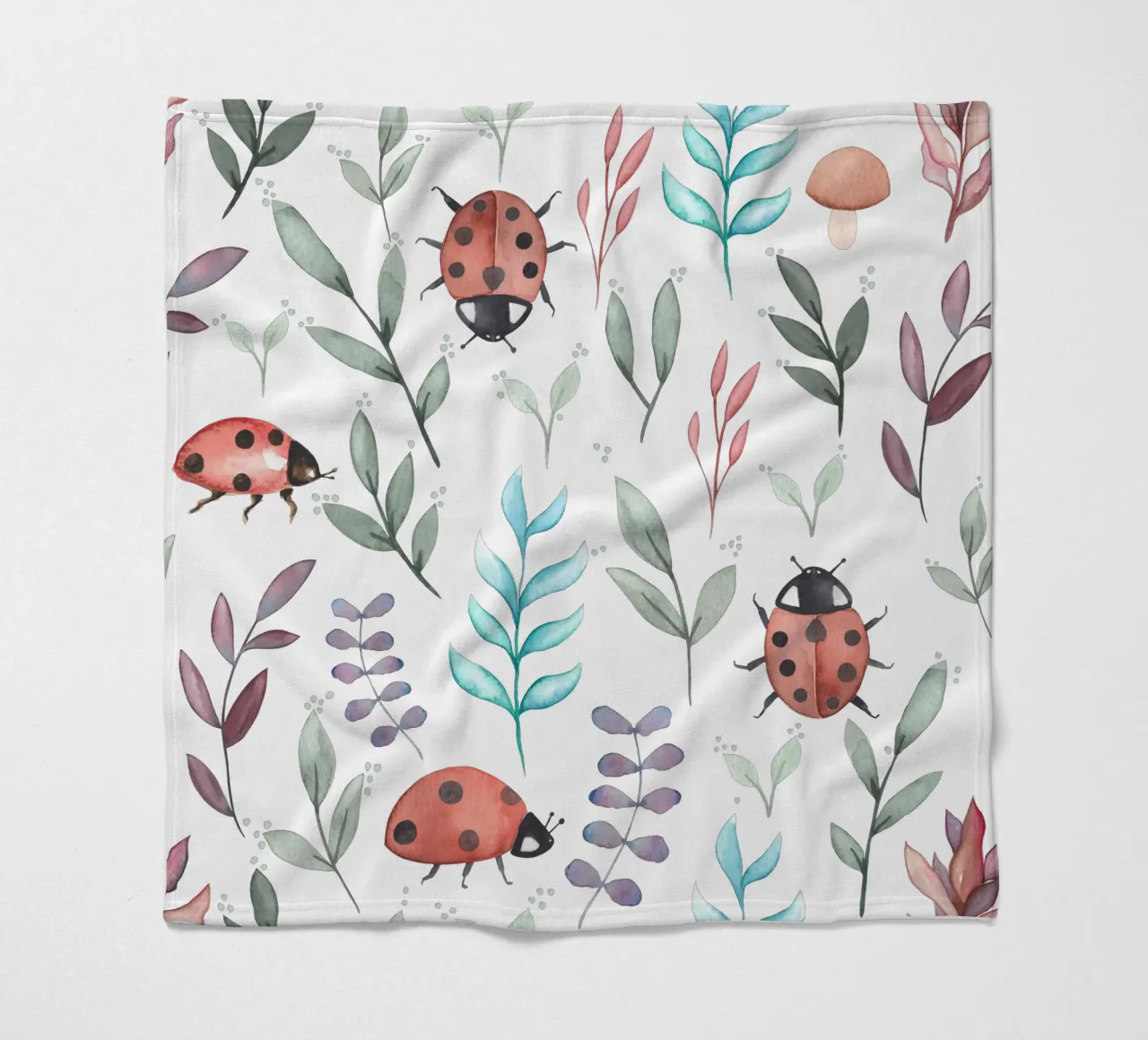 Marienkäfer Fleecedecke von Sabrina Ziegenhorn