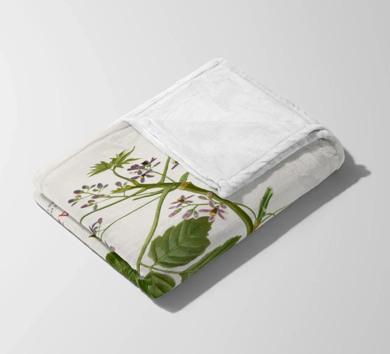 Persischer Flieder oder Melia Azedarach Fleecedecke von Vintagrafica