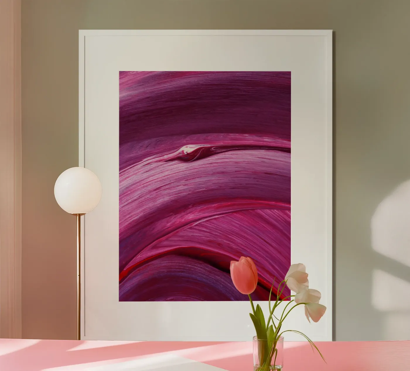 Cuore Viola poster da Tamsen Art
