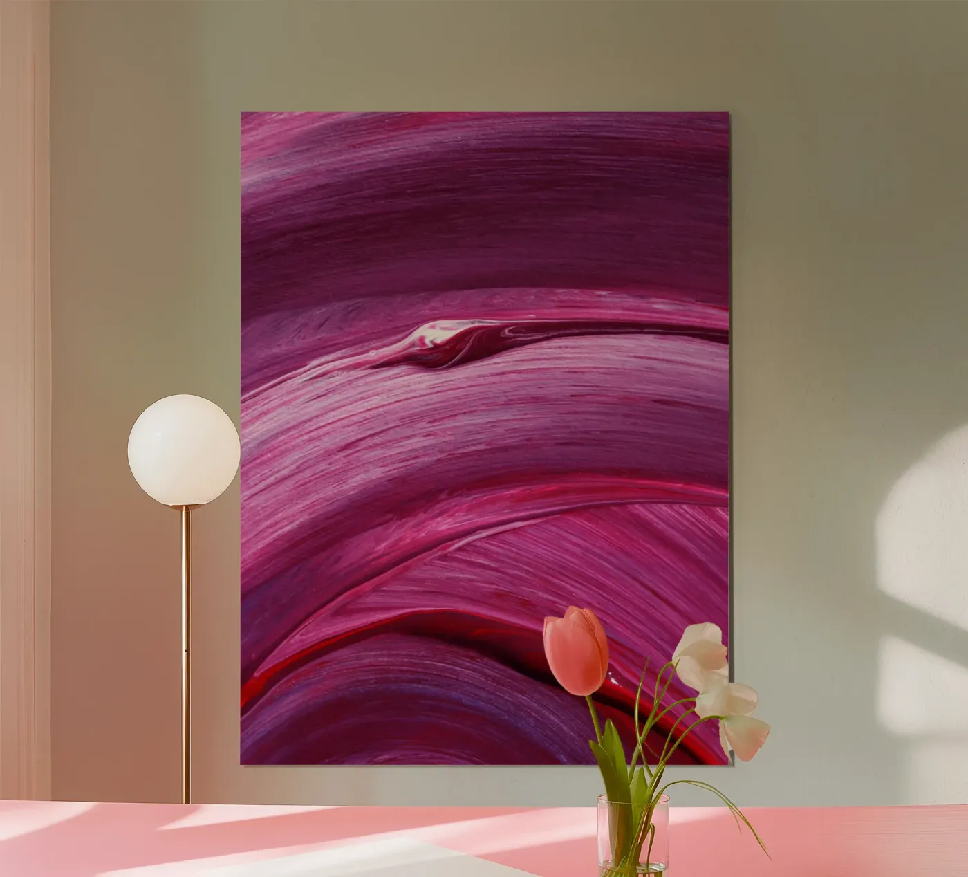 Cuore Viola poster da Tamsen Art