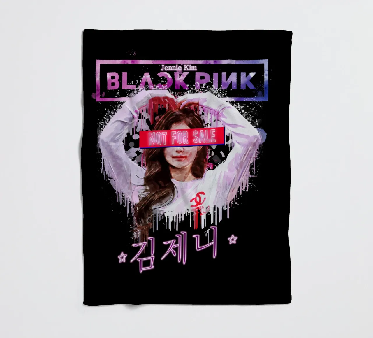 Jennie kim Non in vendita coperta in pile da Gunawan Rb