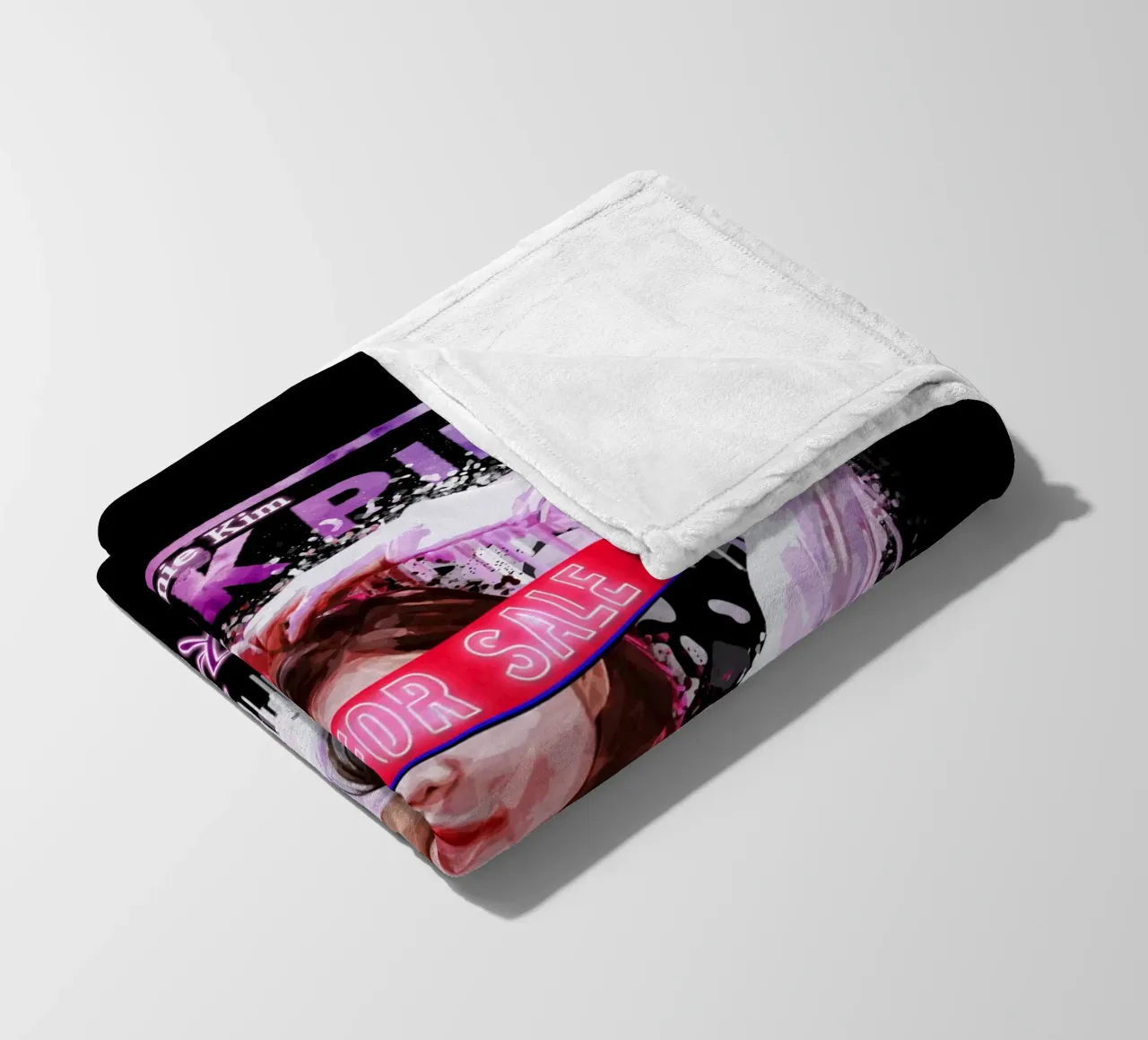 Jennie kim Non in vendita coperta in pile da Gunawan Rb