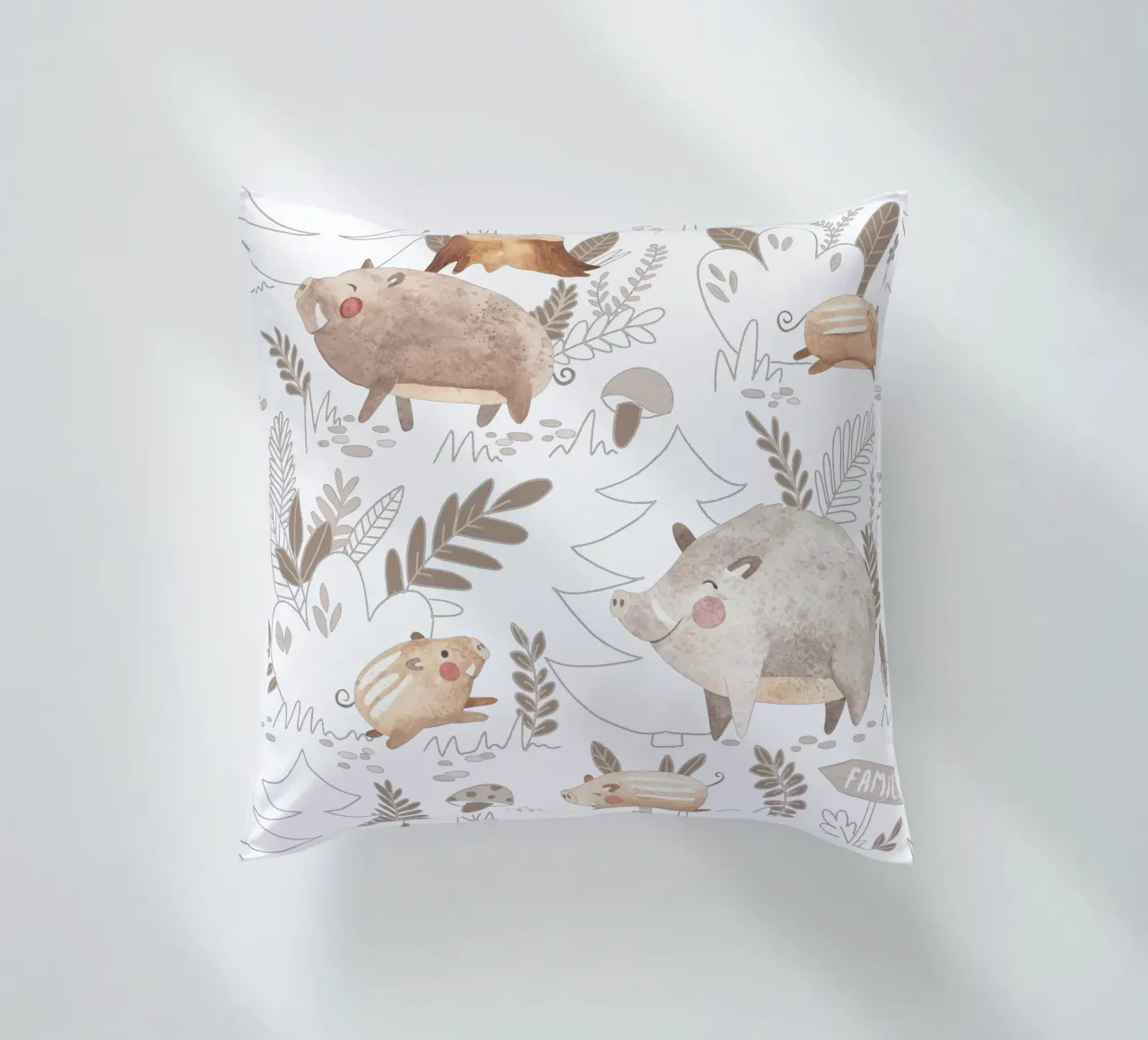 Cinghiale cuscino da Sabrina Ziegenhorn