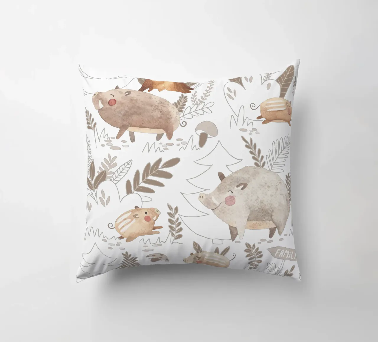 Cinghiale cuscino da Sabrina Ziegenhorn