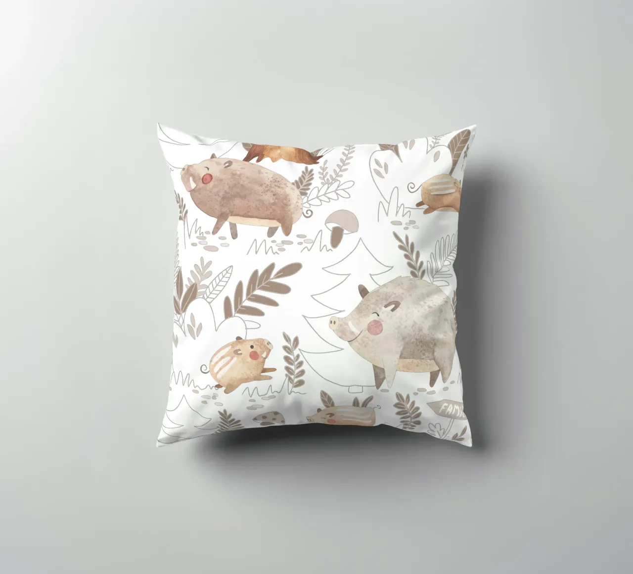 Cinghiale cuscino da Sabrina Ziegenhorn