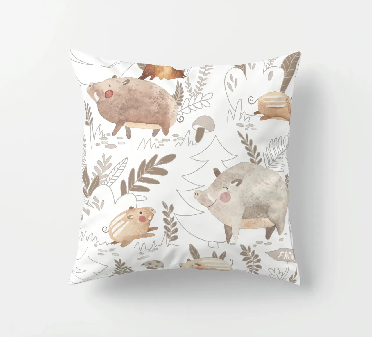 Cinghiale cuscino da Sabrina Ziegenhorn