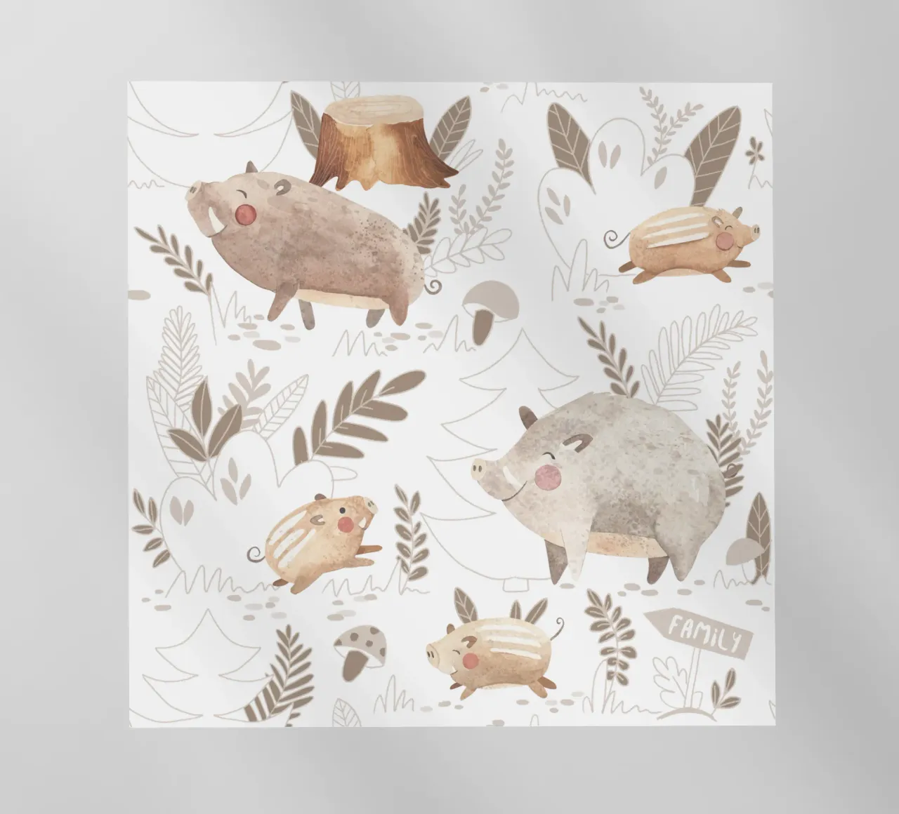 Cinghiale pellicola backlit da Sabrina Ziegenhorn