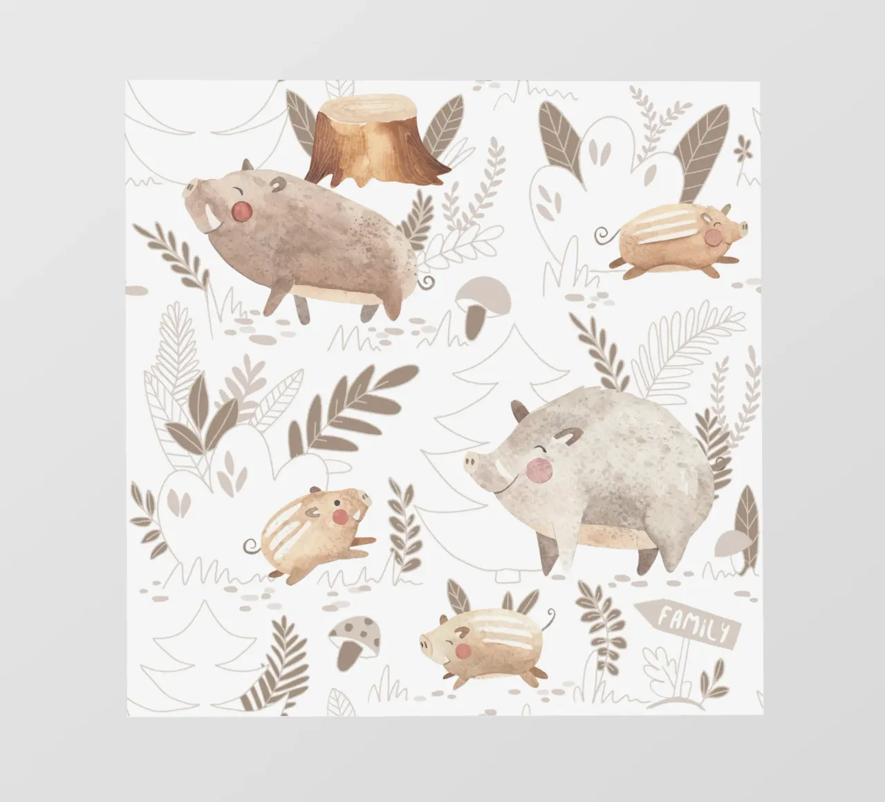 Cinghiale pellicola backlit da Sabrina Ziegenhorn