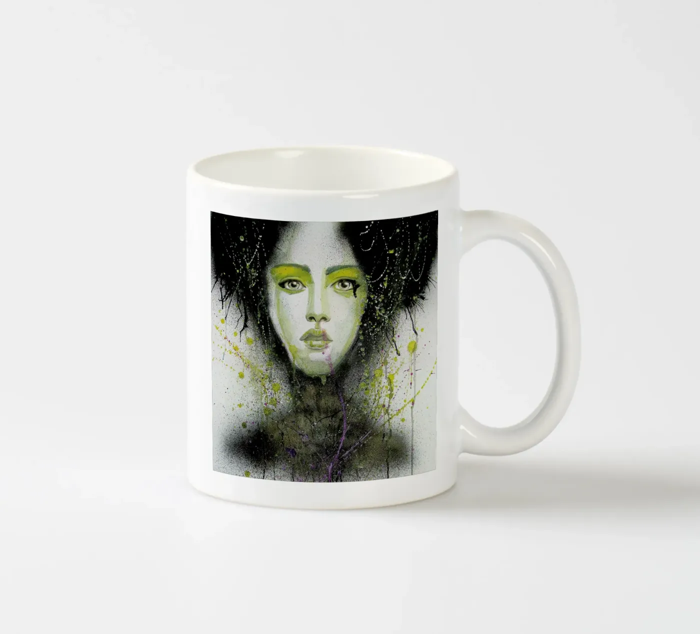 Dark Queen ceramic mug by Rebekka