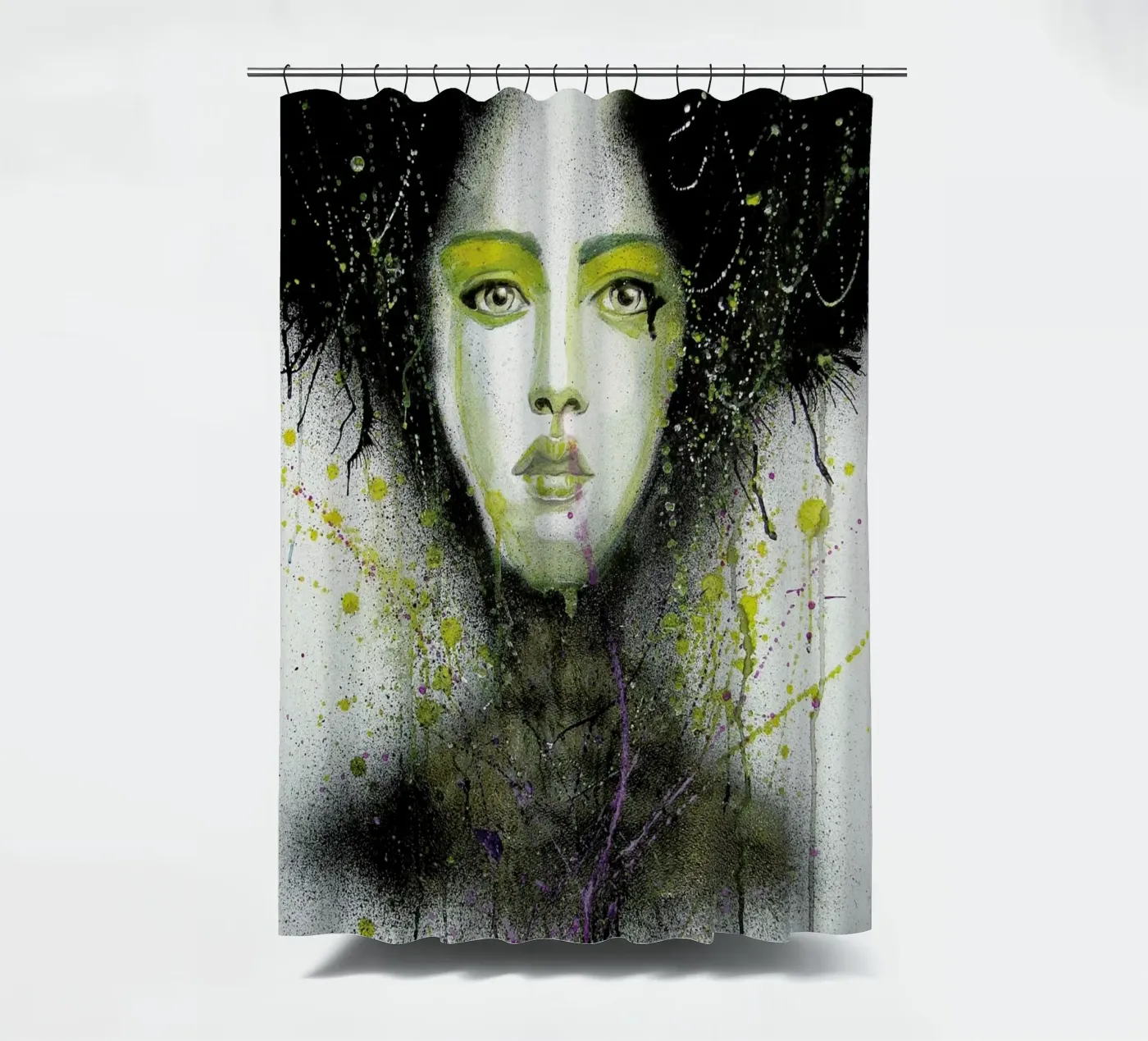 Dark Queen Duschvorhang von Rebekka