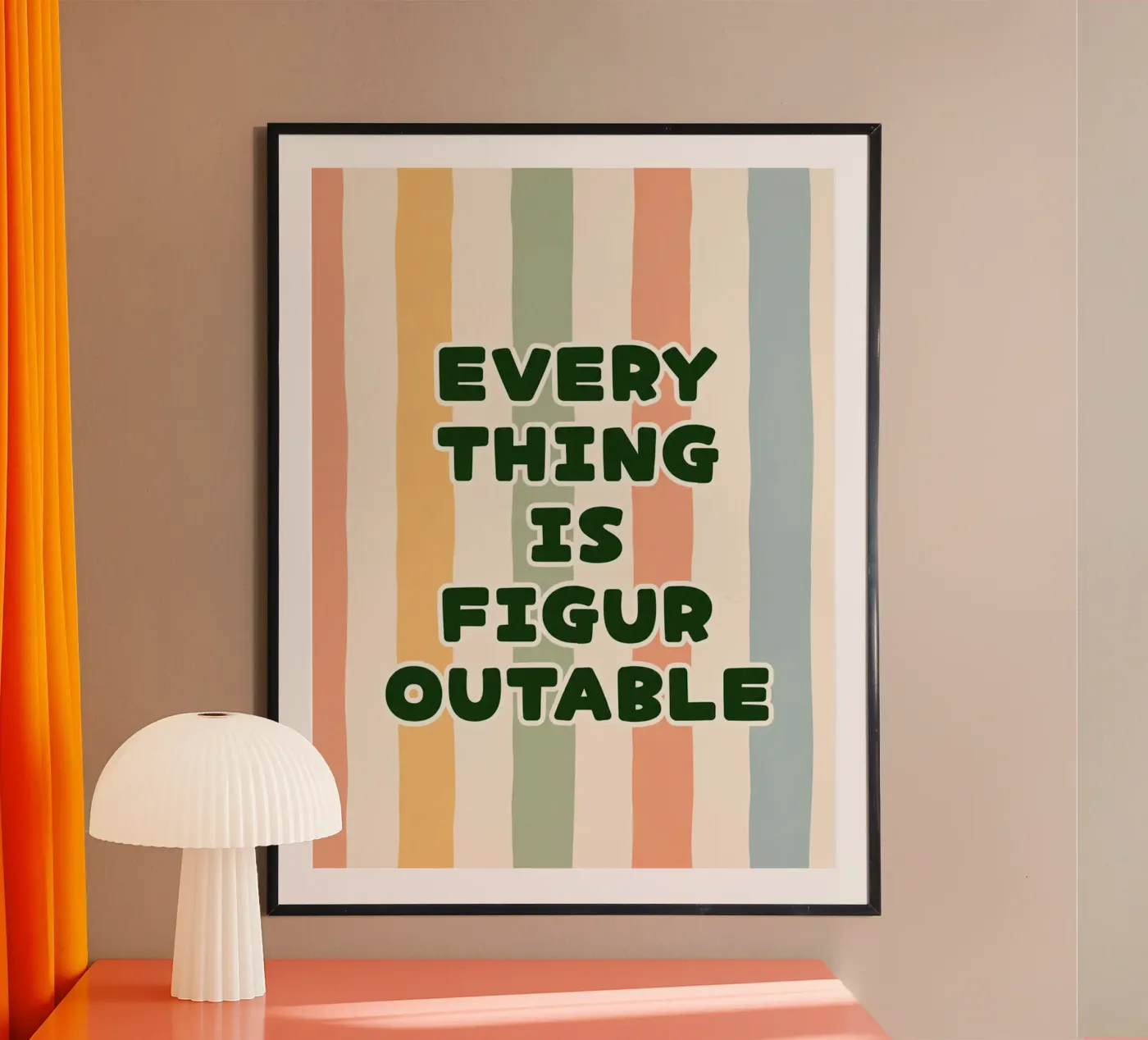 everything is figuroutable poster by seempouls