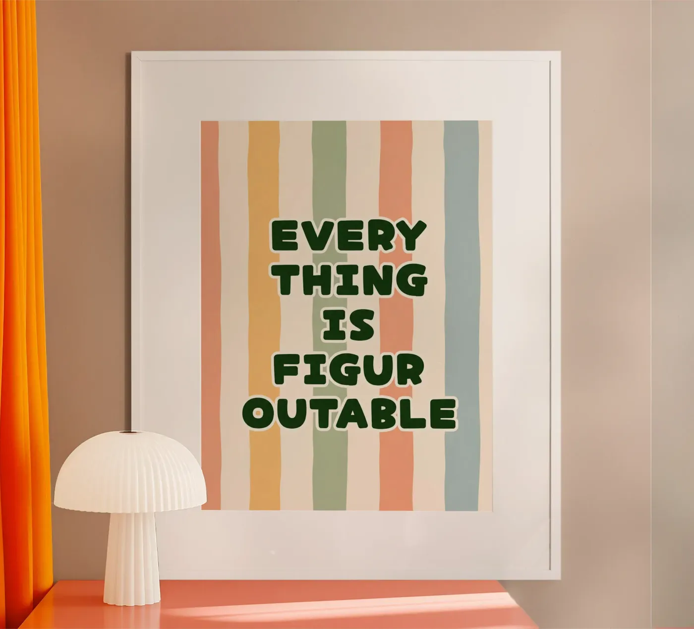 everything is figuroutable poster by seempouls