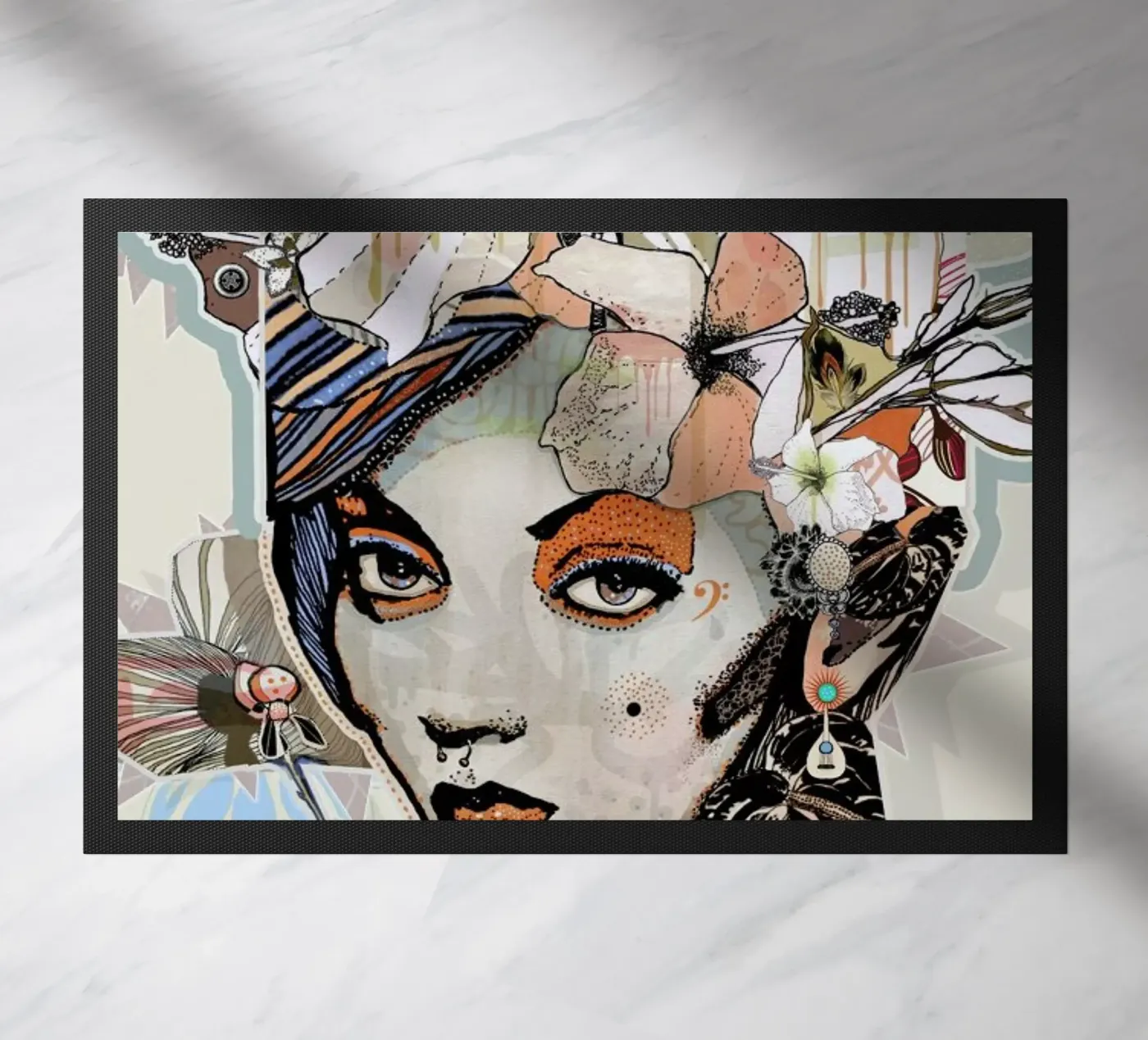 Fox doormat by Giulio Iurissevich