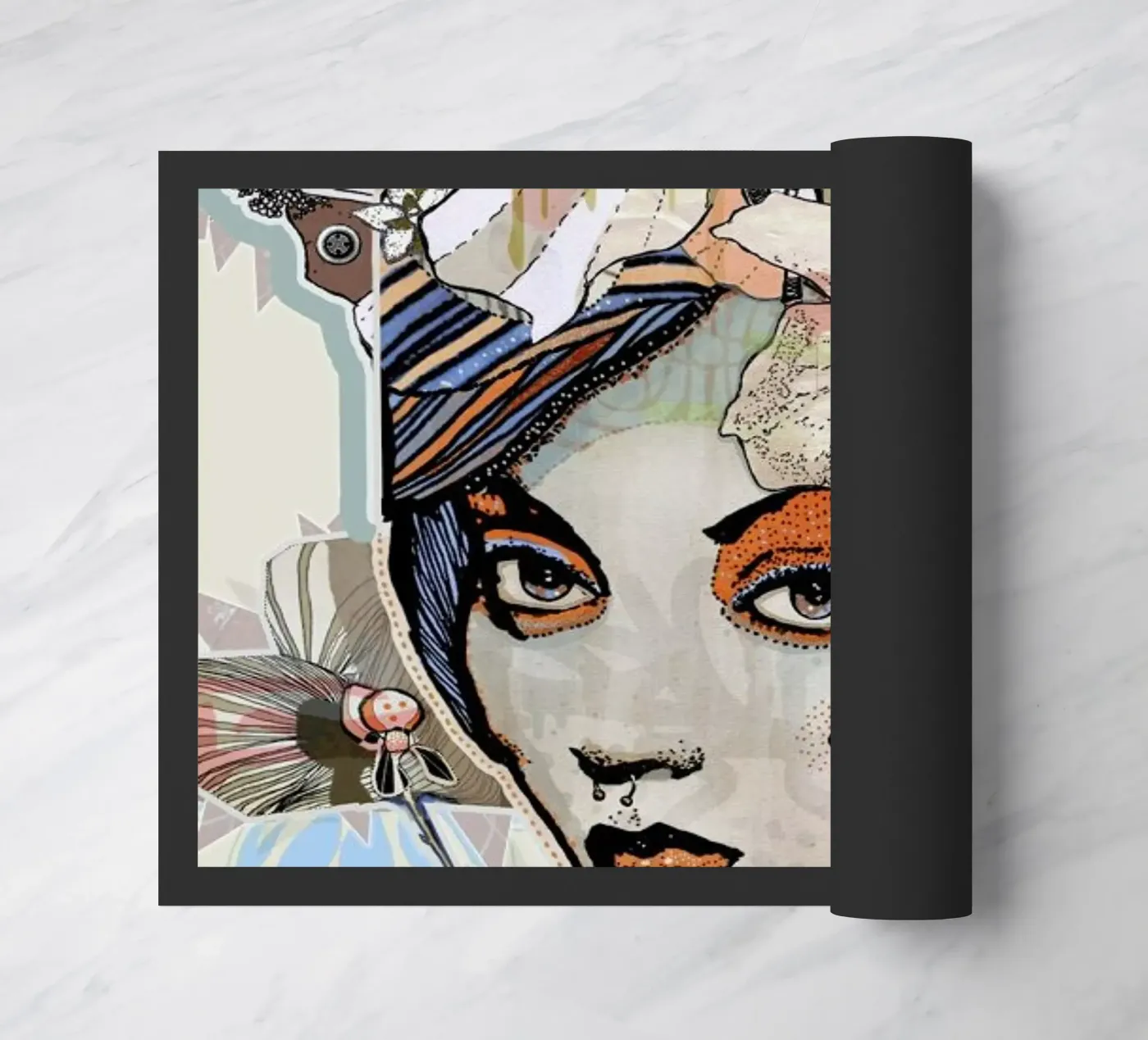 Fox doormat by Giulio Iurissevich