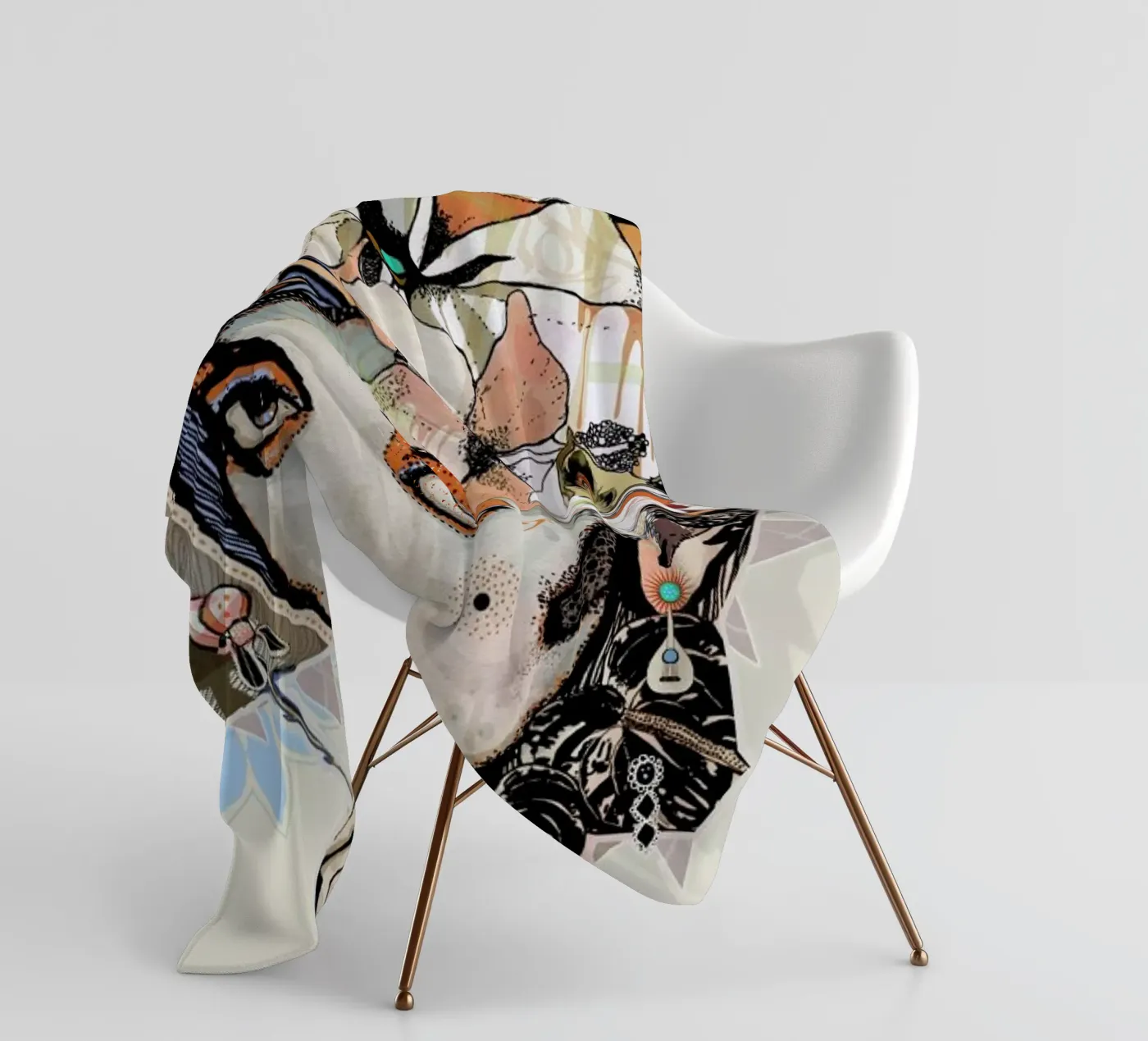 Fox fleecedeken van Giulio Iurissevich