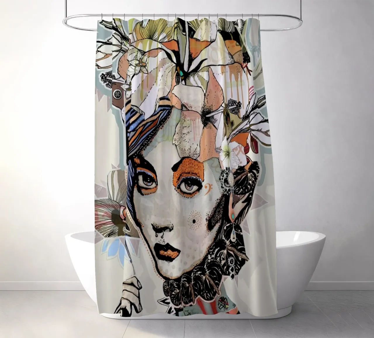 Fox tenda da doccia da Giulio Iurissevich