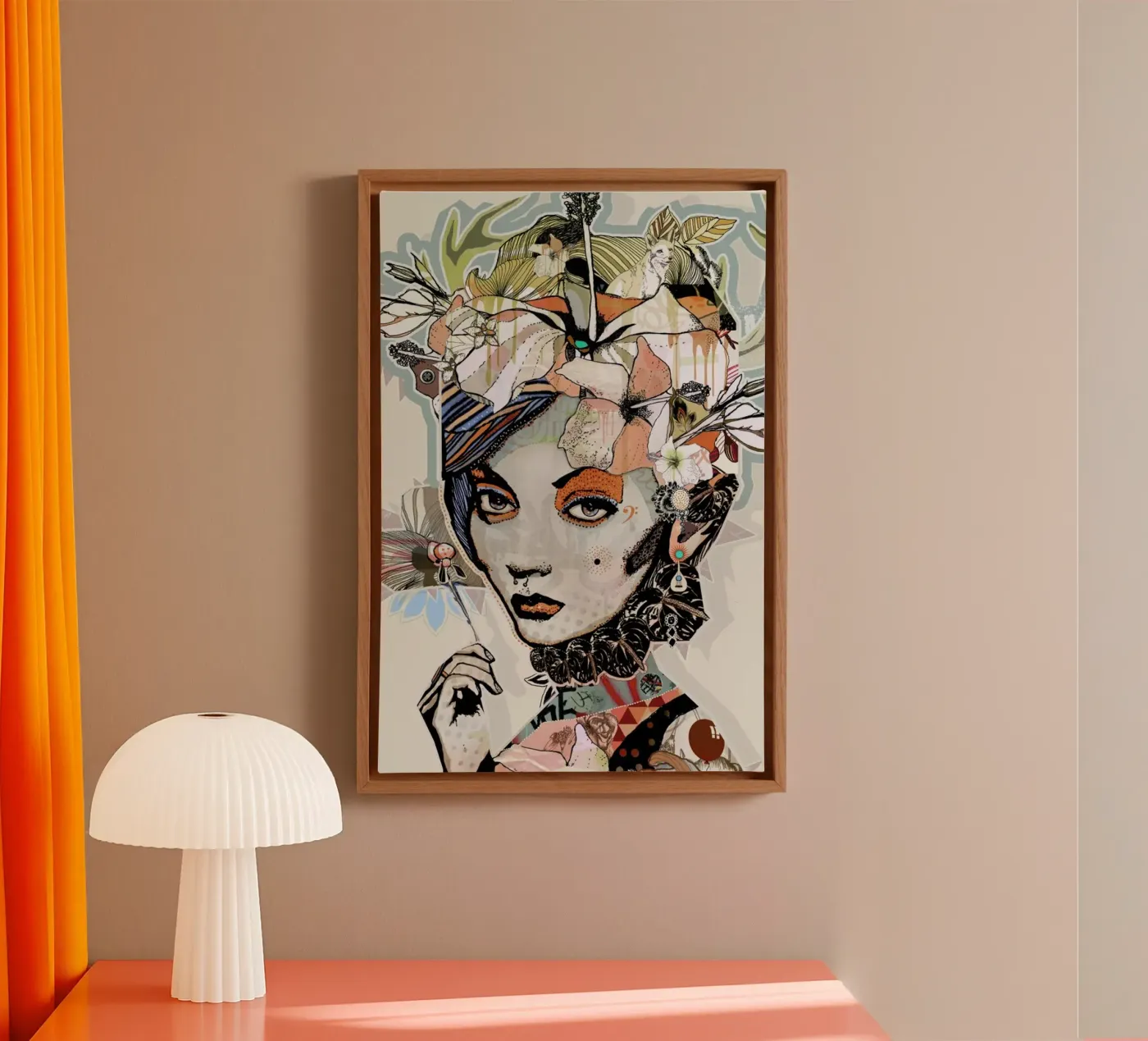 Fox canvas by Giulio Iurissevich