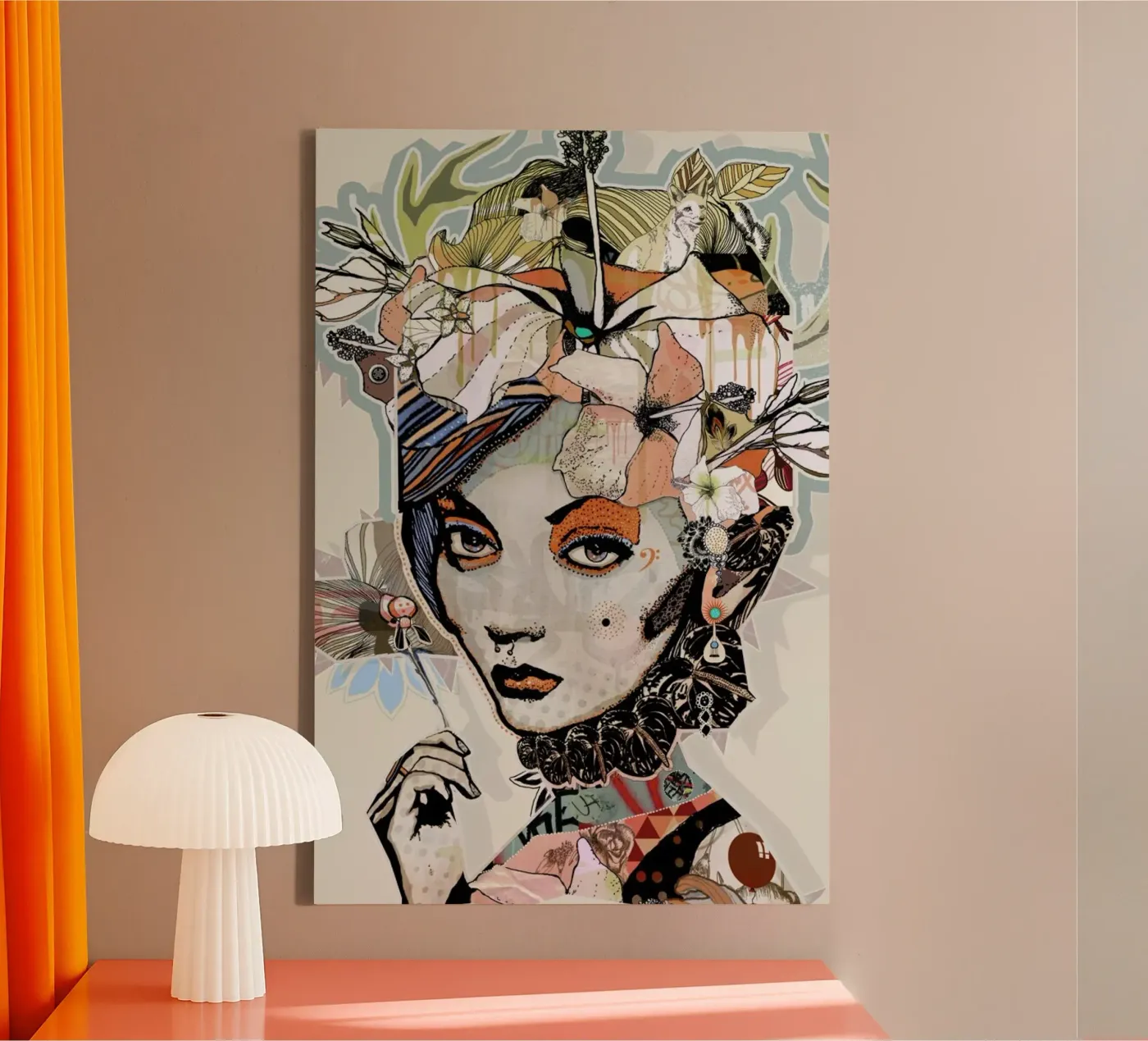 Fox canvas by Giulio Iurissevich